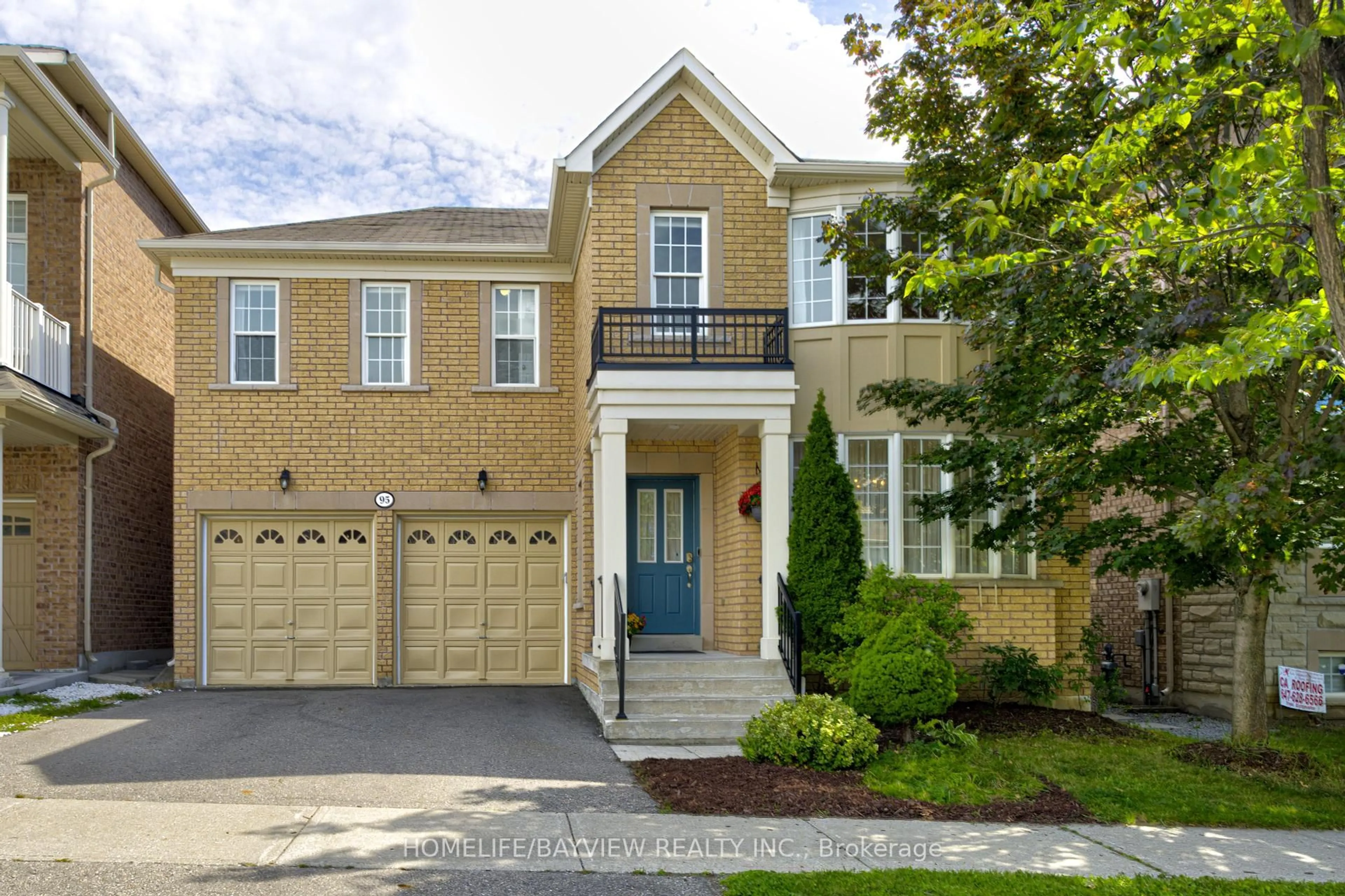 Home with brick exterior material, street for 95 Alpaca Dr, Richmond Hill Ontario L4E 0R1