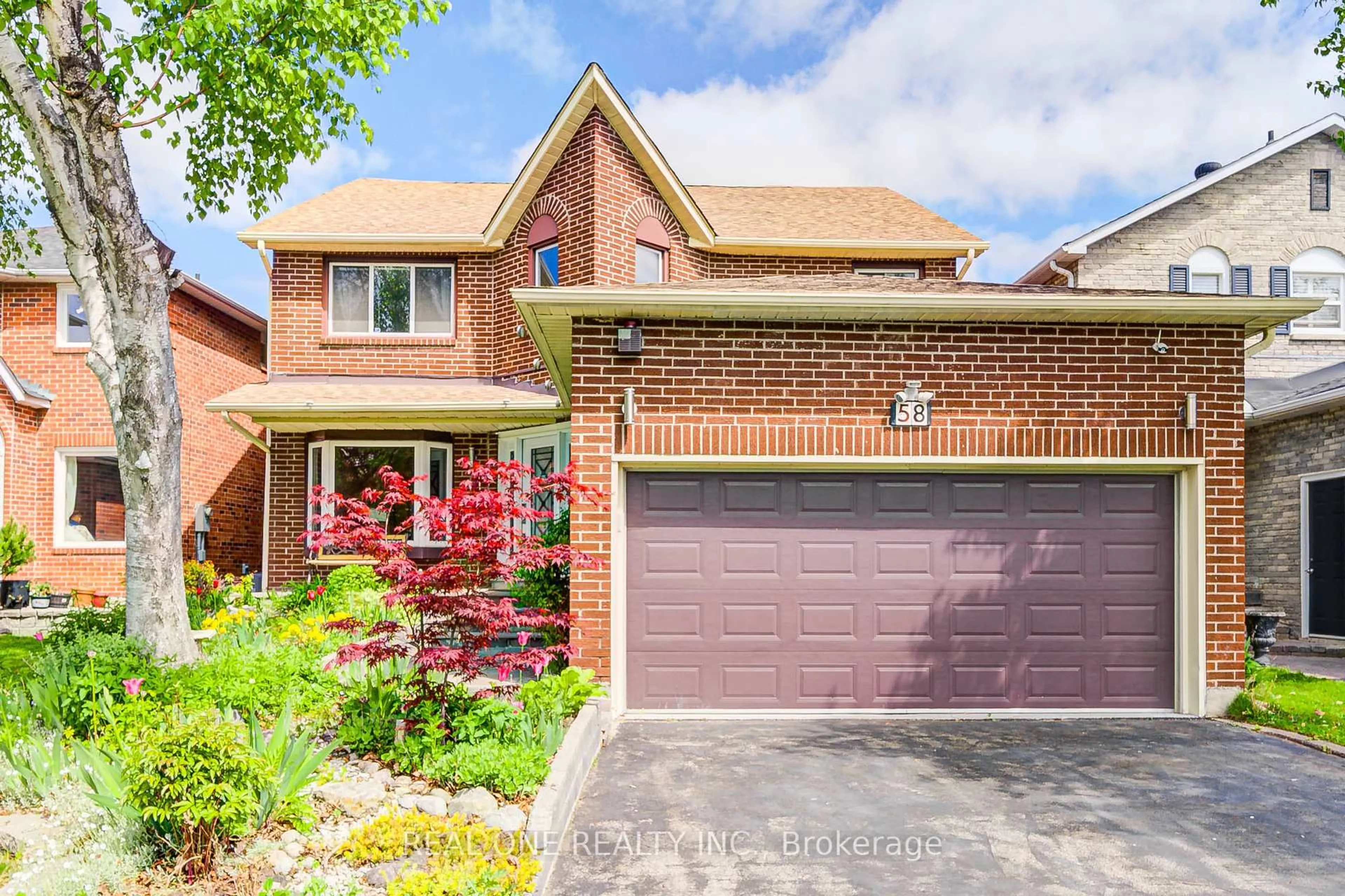 Home with brick exterior material, street for 58 Joseph Aaron Blvd, Vaughan Ontario L4J 6J1