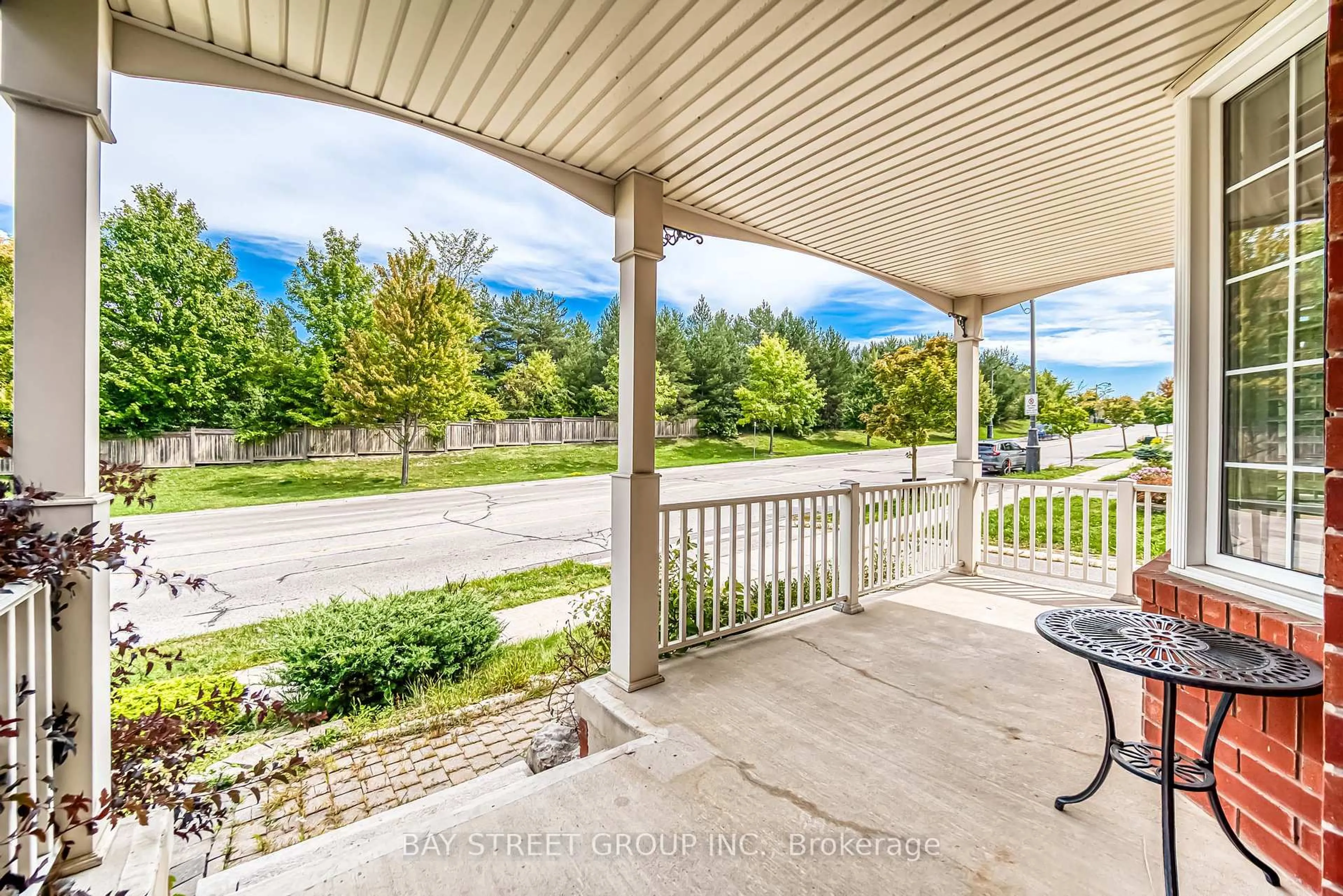 Patio, mountain view for 604 Mavrinac Blvd, Aurora Ontario L4G 0H2