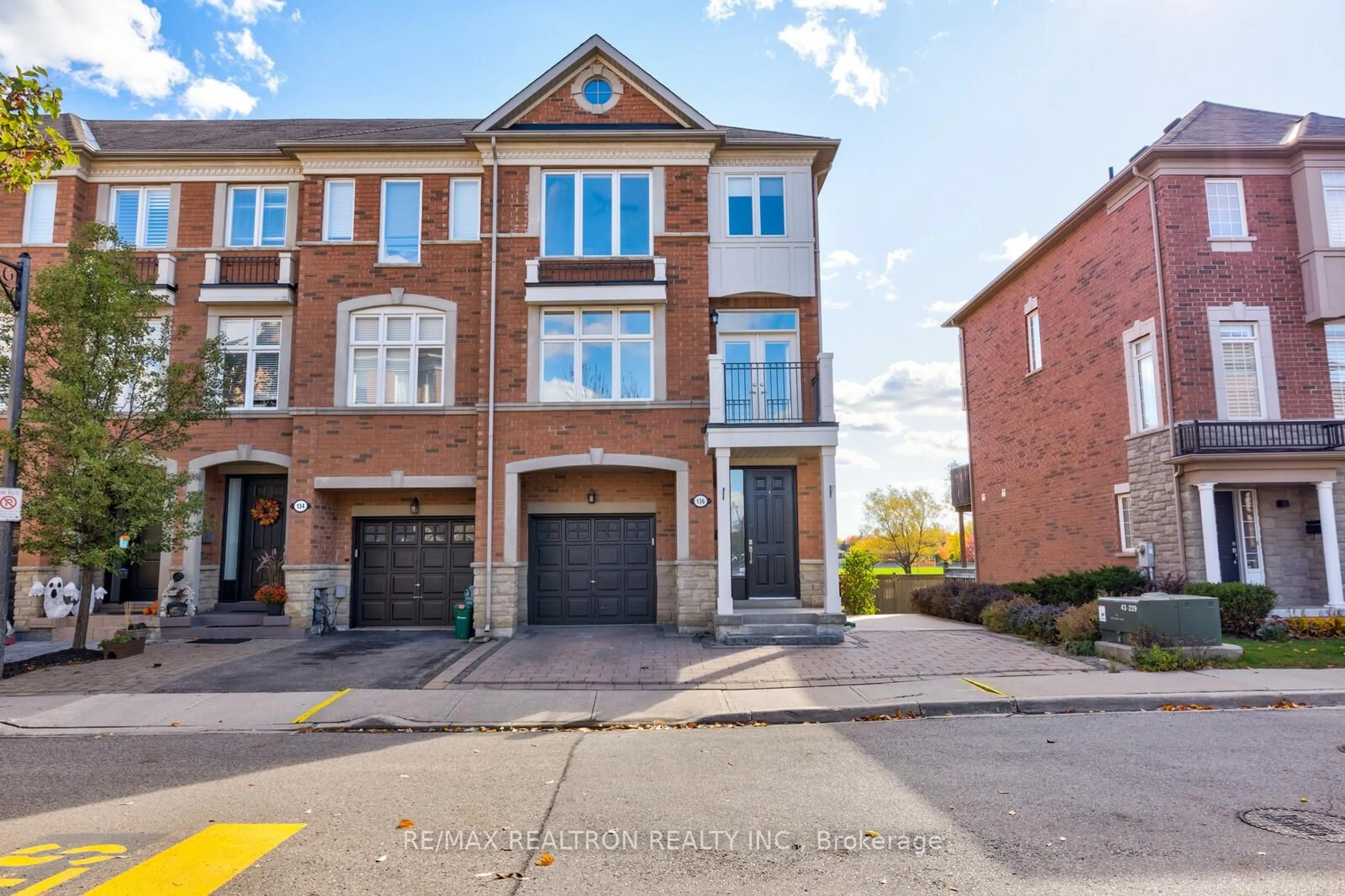 Home with brick exterior material, street for 136 Vittorio De Luca Dr, Vaughan Ontario L4L 0A8