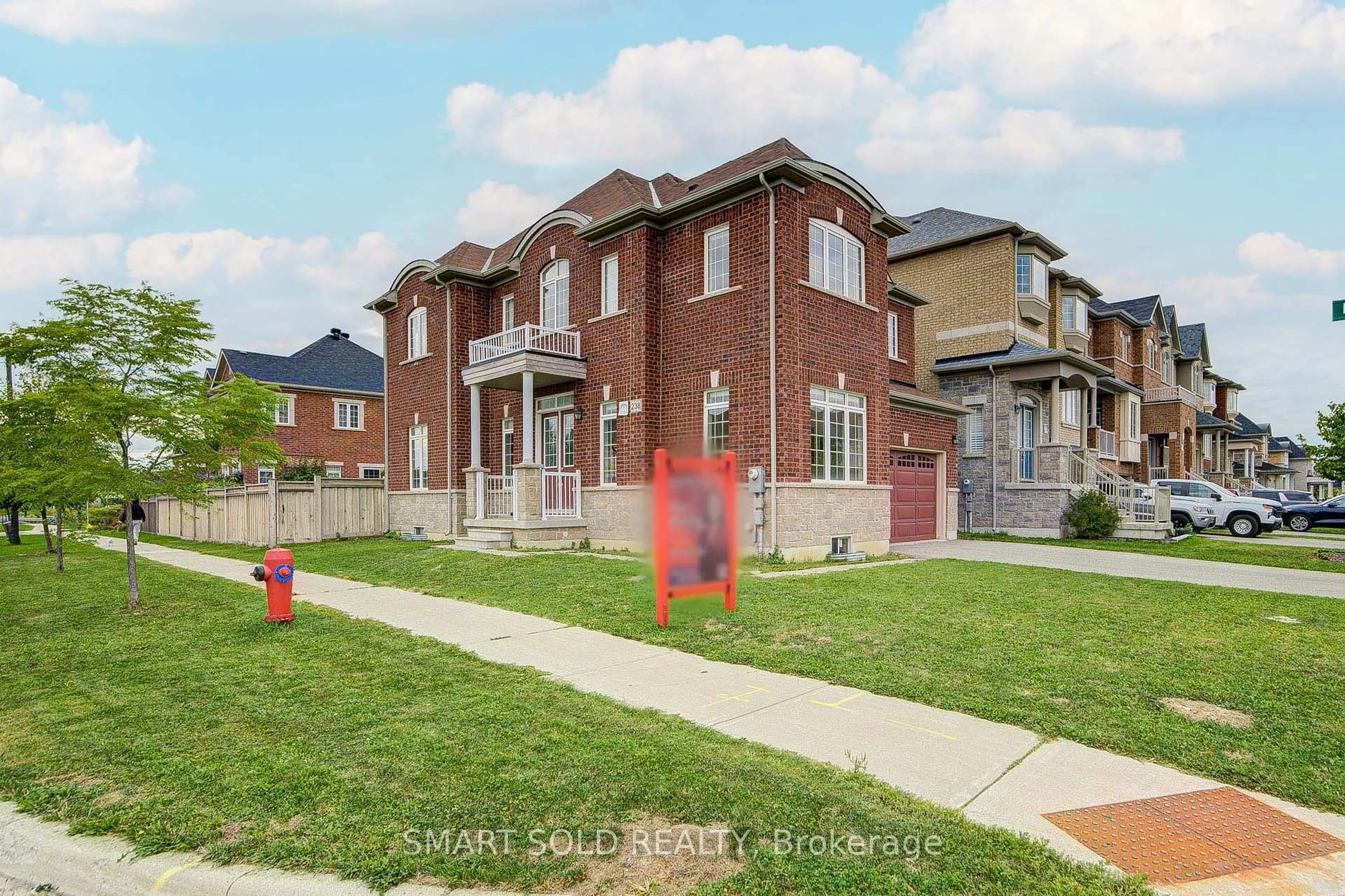 Home with brick exterior material, street for 238 Hartwell Way, Aurora Ontario L4G 1C9