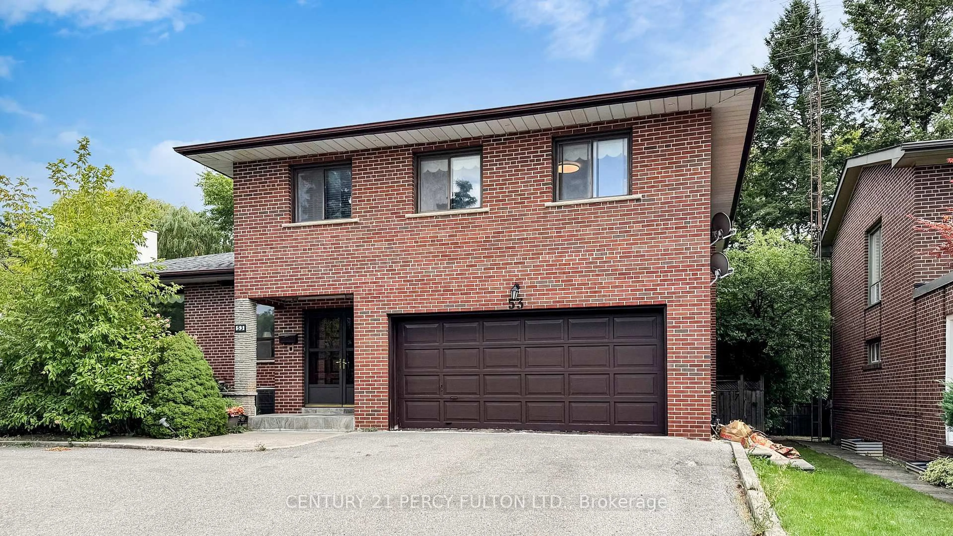 Home with brick exterior material, street for 53 Poinsetta Dr, Markham Ontario L3T 2T7