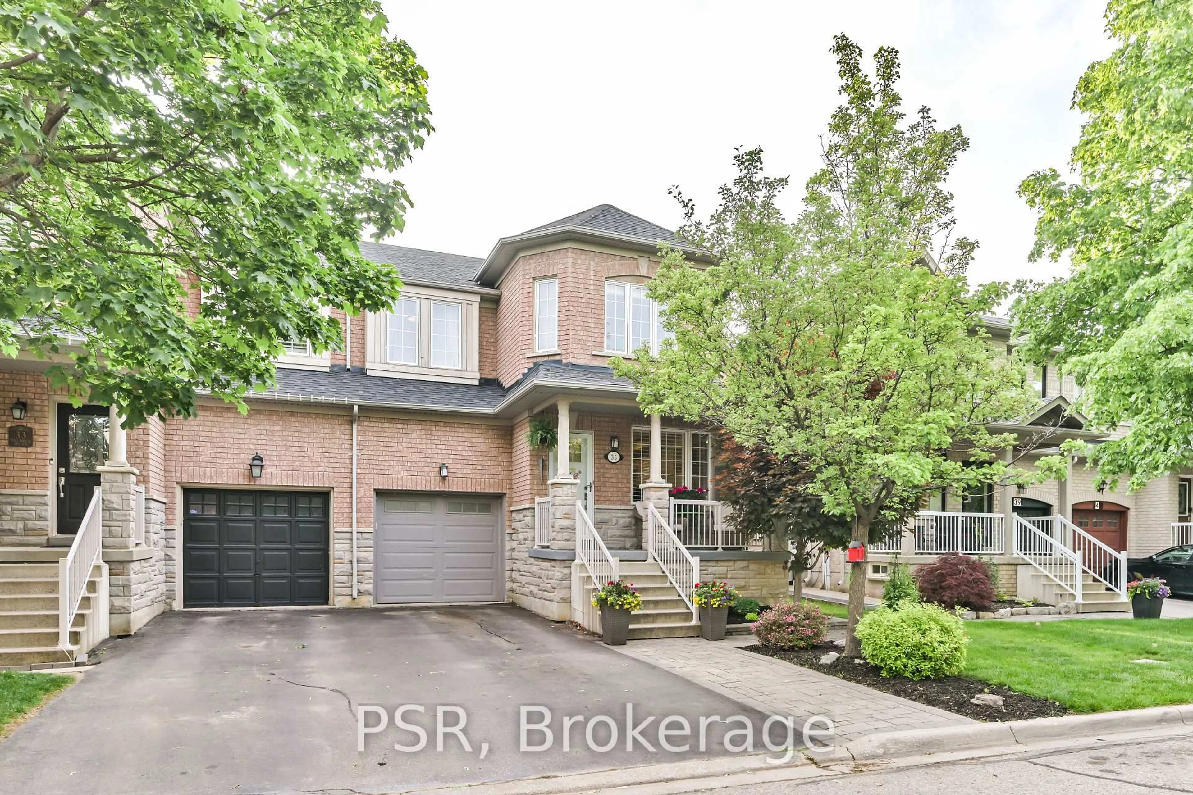 Home with brick exterior material, street for 35 Arundel Dr, Vaughan Ontario L4H 2E6