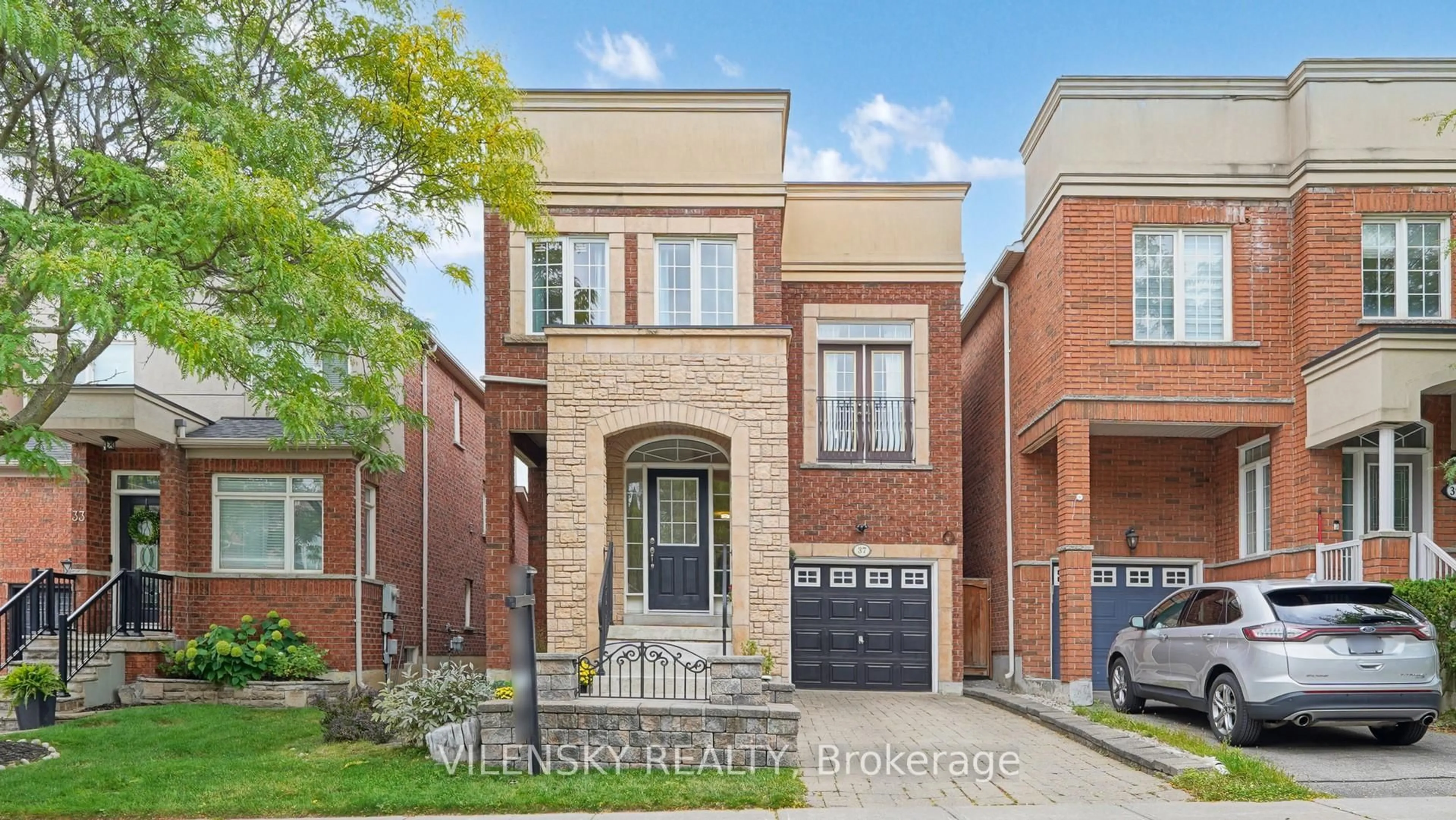 Home with brick exterior material, street for 37 Balsamwood Rd, Vaughan Ontario L4J 9E2