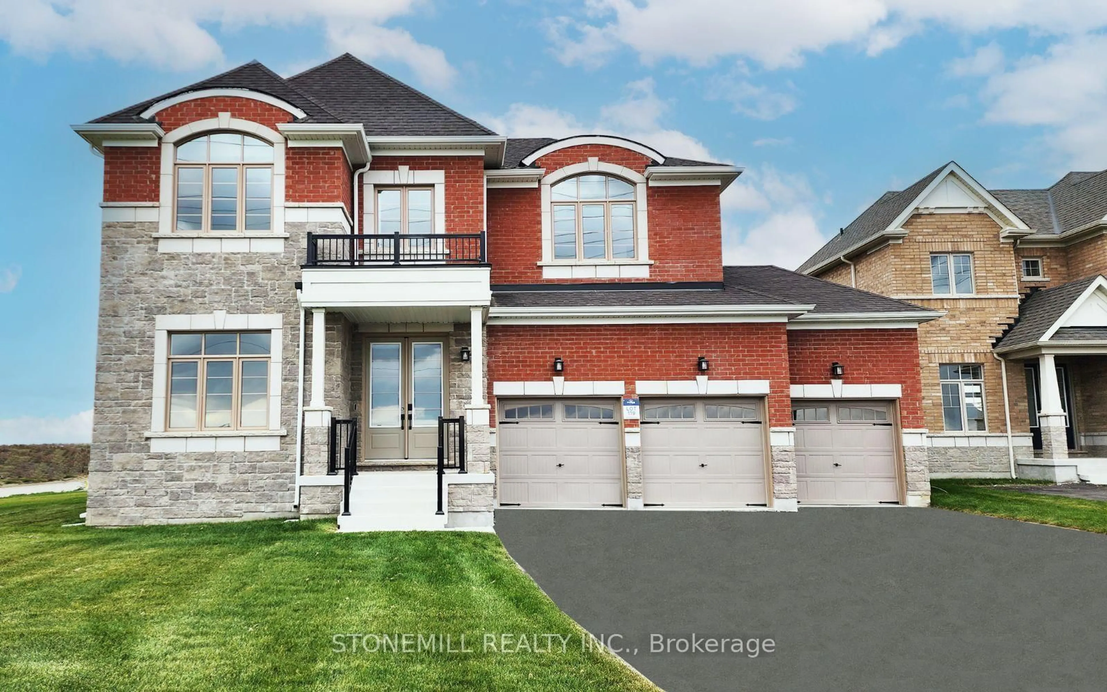 Home with brick exterior material, street for 95 Denney Dr, Essa Ontario L3W 0A9