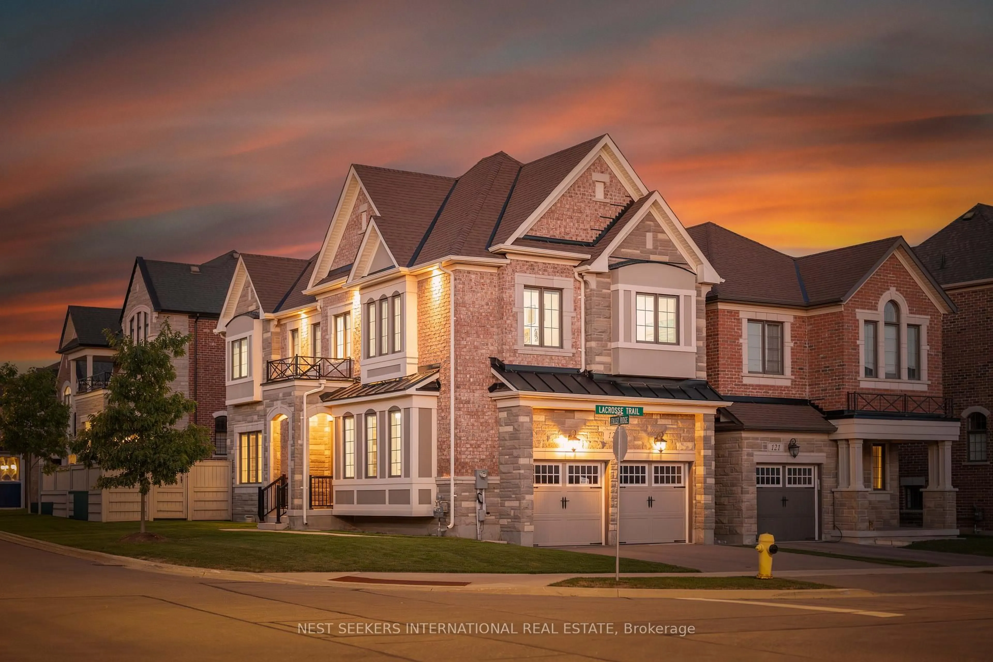 Home with brick exterior material, street for 125 Lacrosse Tr, Vaughan Ontario L4H 4V8