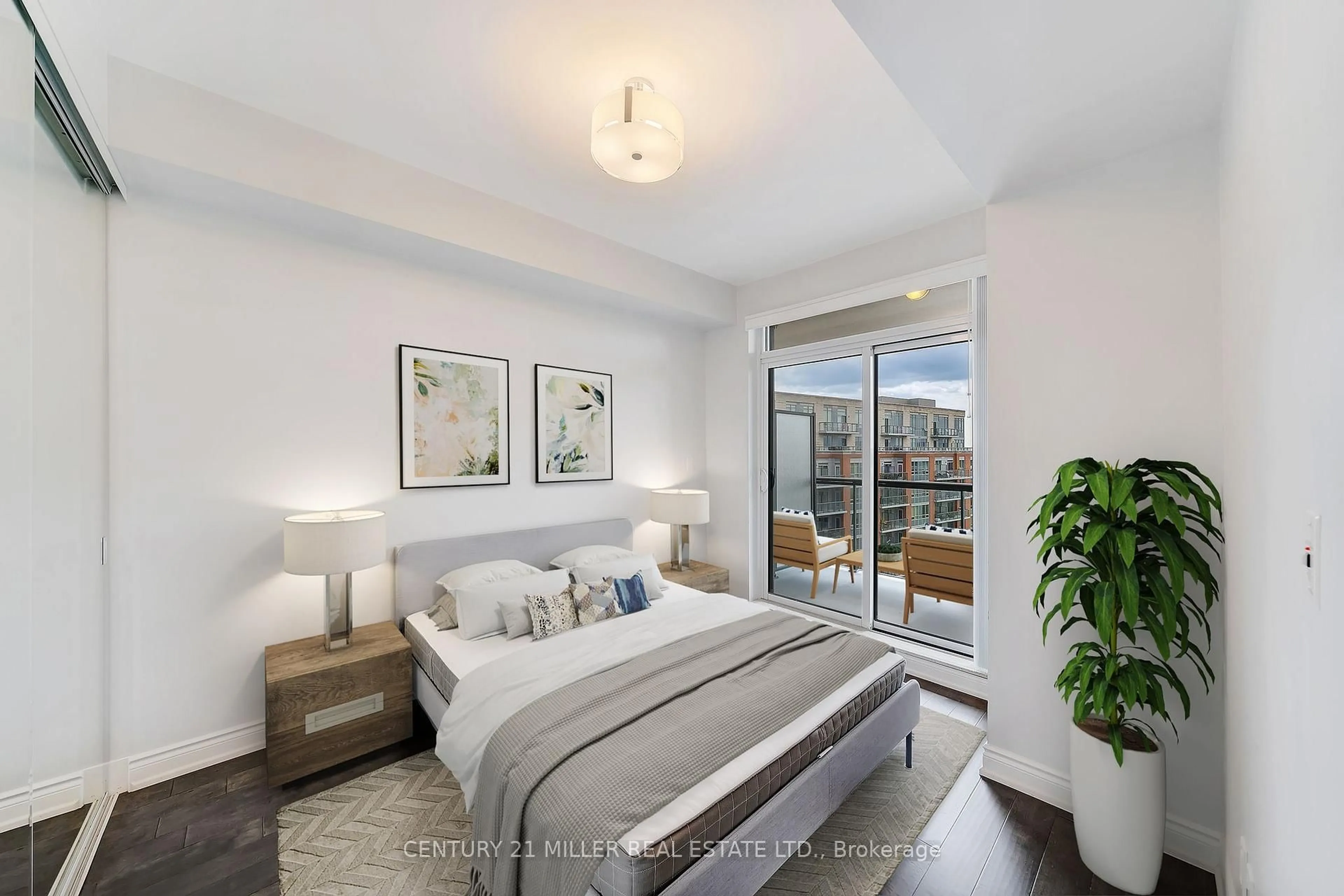 Bedroom with bed, unknown for 60 South Town Centre Blvd #1619, Markham Ontario L6G 0C5