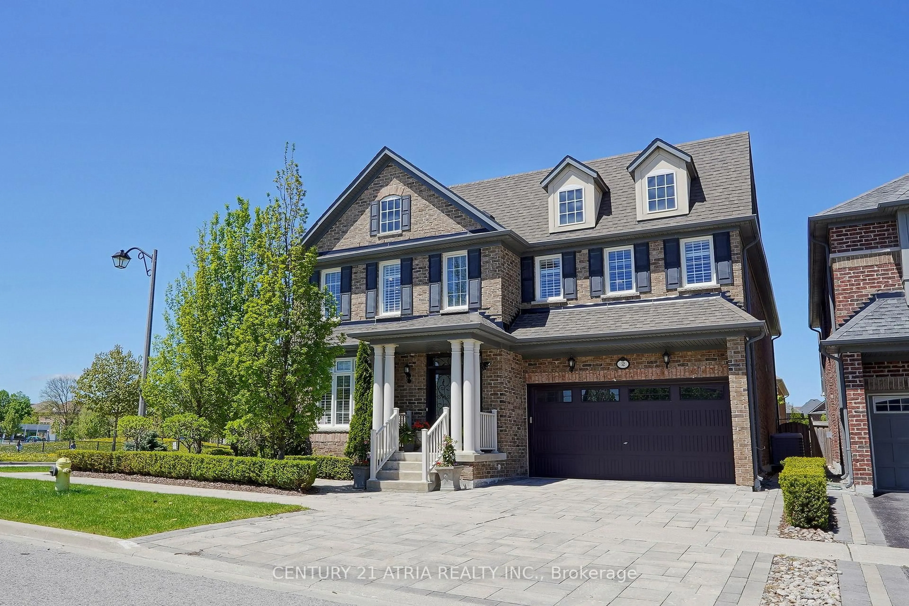 Home with brick exterior material, street for 2 Colonel George Mclaren Dr, Markham Ontario L6C 0L3