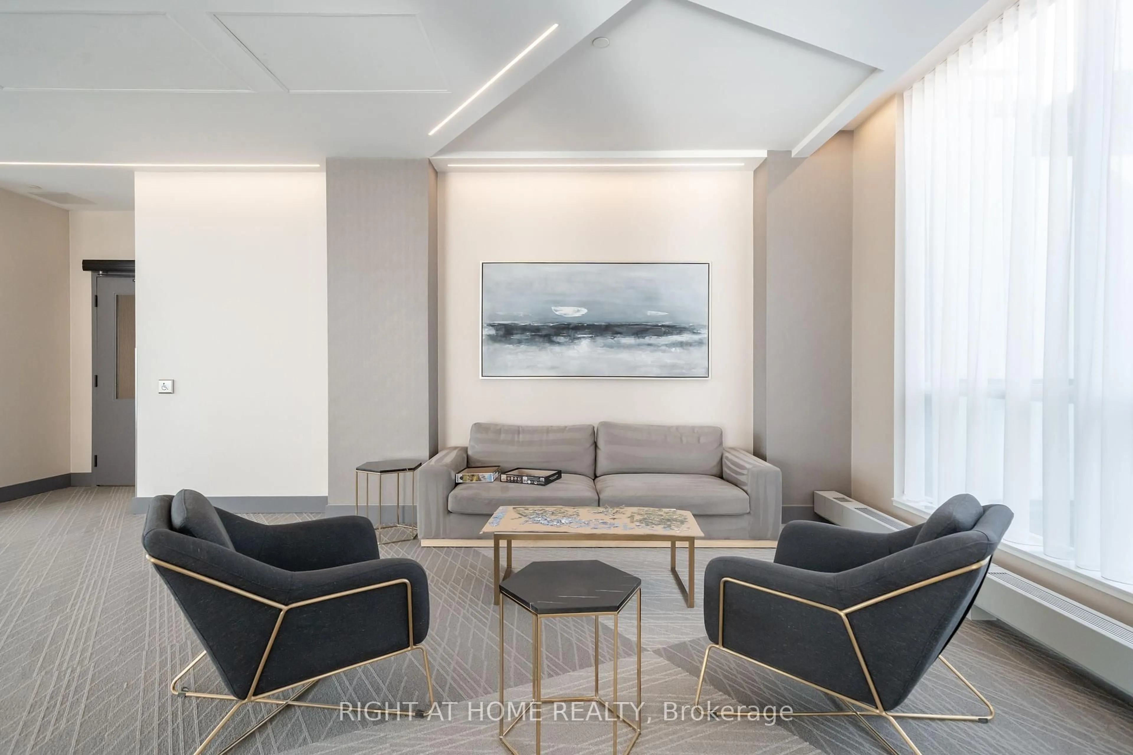 Living room with furniture, unknown for 415 Sea Ray Ave #202, Innisfil Ontario L9S 0R5