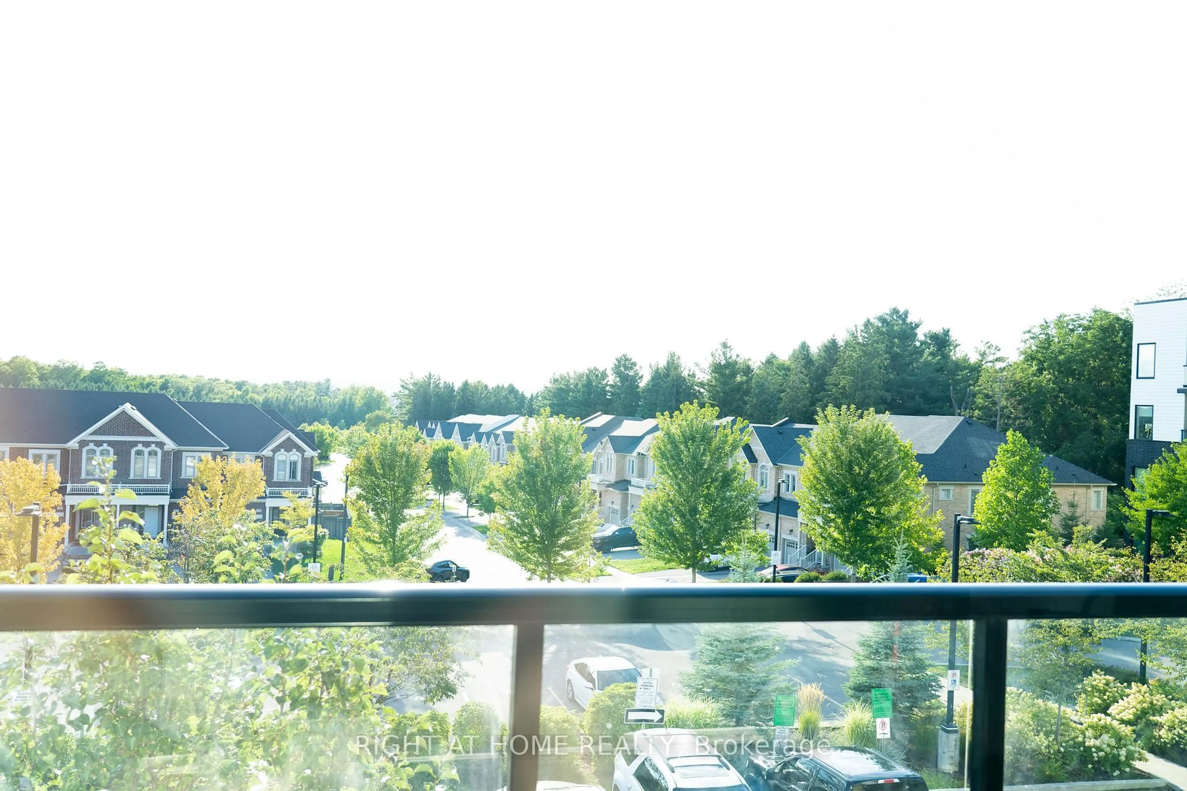 Balcony in the apartment, city buildings view from balcony for 555 William Graham Dr #324, Aurora Ontario L4G 3H9