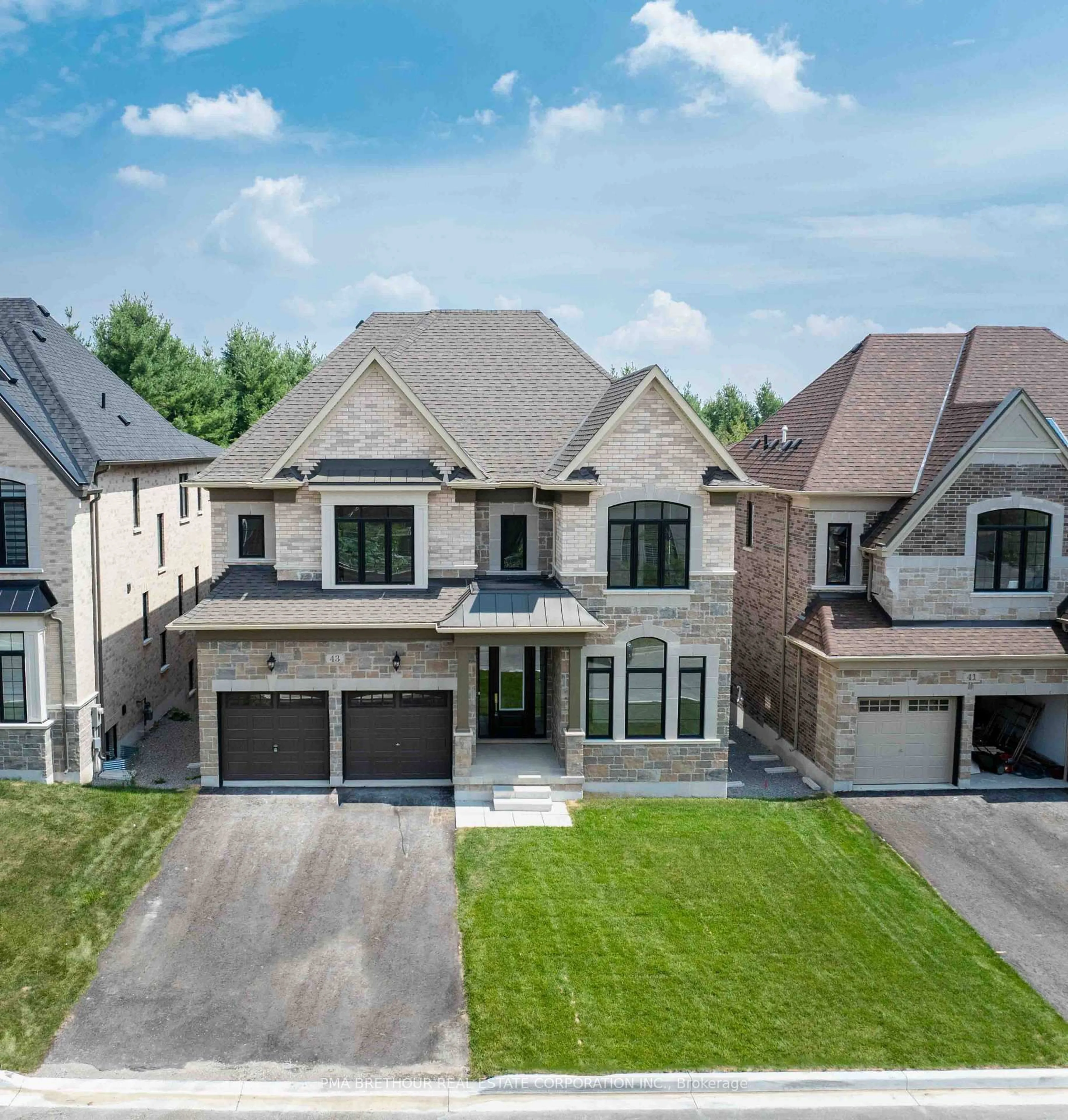 Home with brick exterior material, street for 43 Bush Ridge Ave, Richmond Hill Ontario L4E 0P1