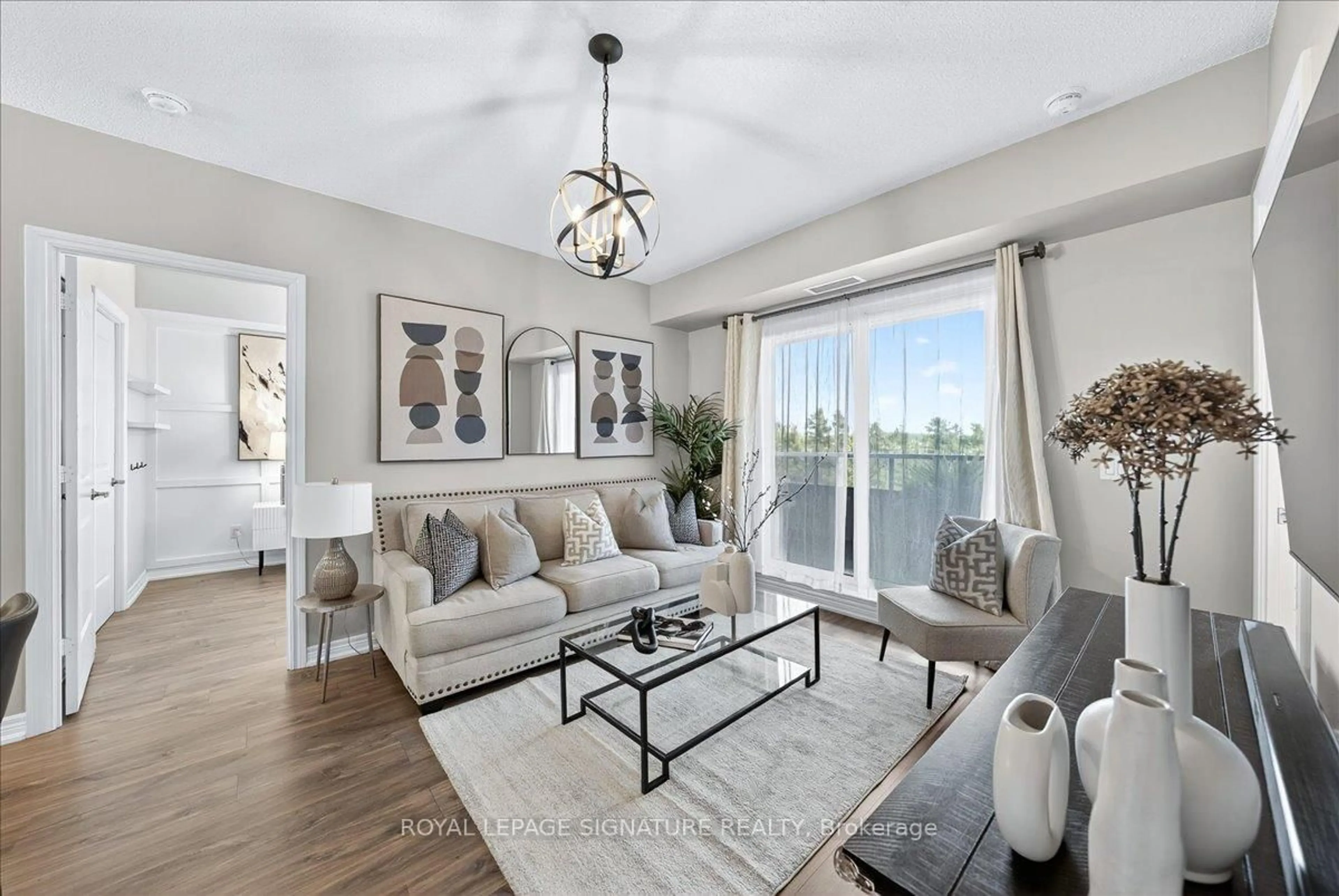 Living room with furniture, unknown for 9255 Jane St #508, Vaughan Ontario L6A 0K1