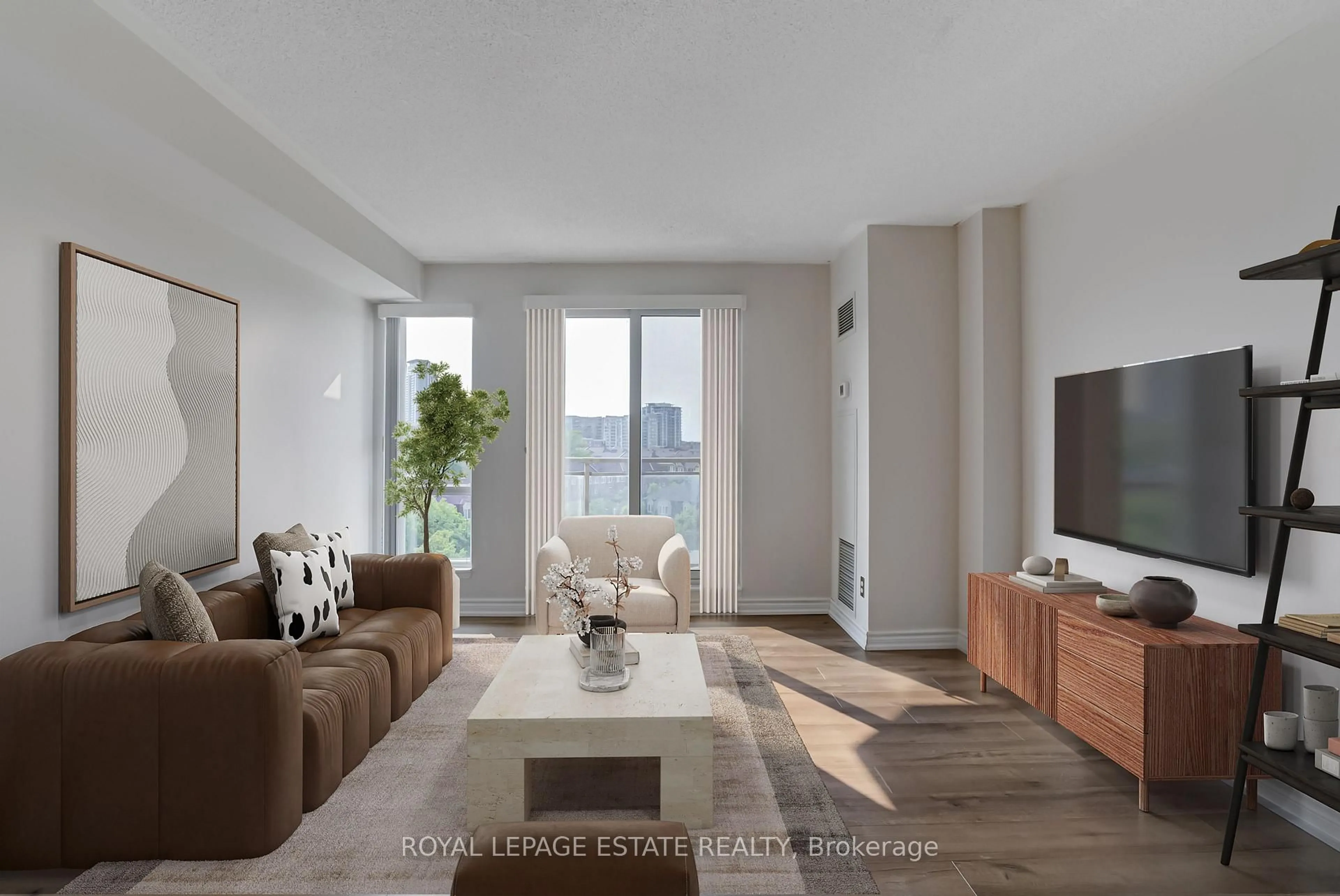 Living room with furniture, unknown for 399 South Park Rd #806, Markham Ontario L3T 7W6