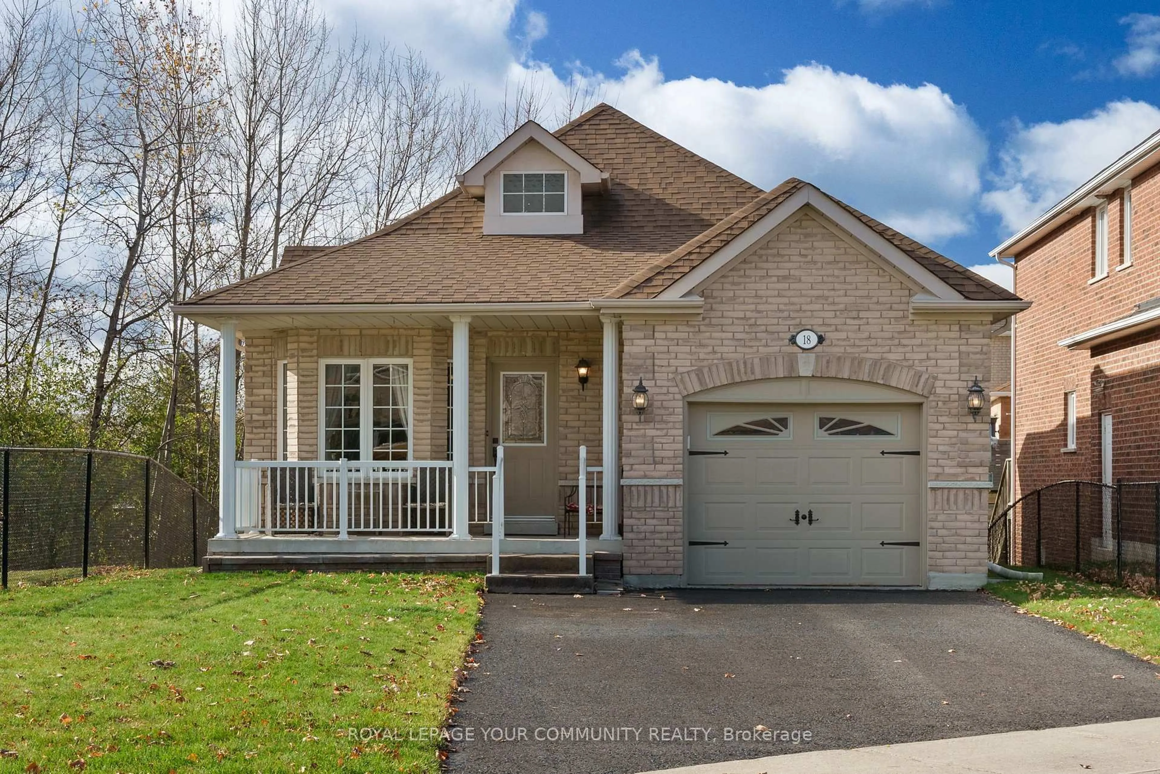 Home with brick exterior material, street for 18 Glendower Cres, Georgina Ontario L4P 0A5