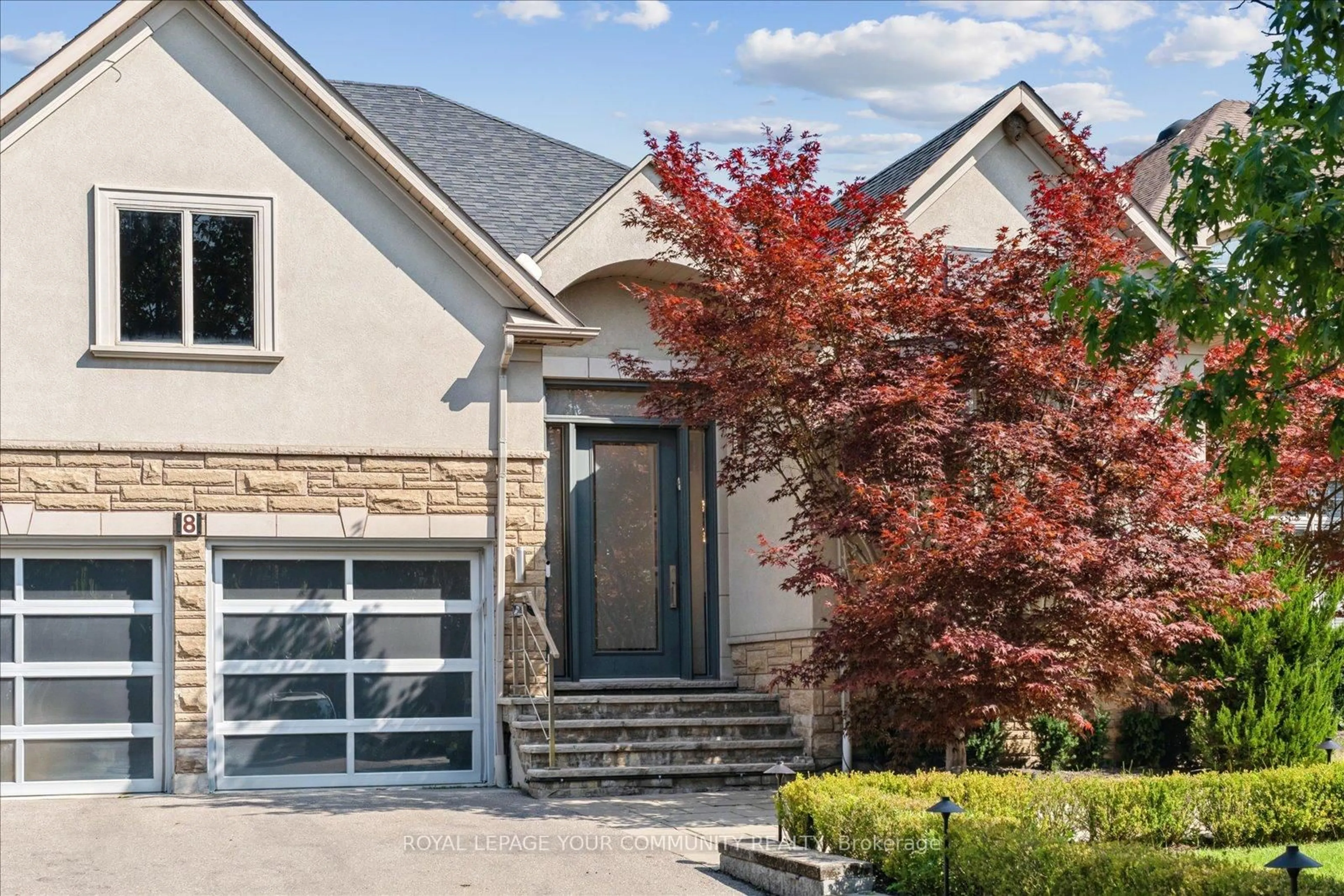 Home with brick exterior material, street for 8 Winterport Crt, Richmond Hill Ontario L4C 9V6