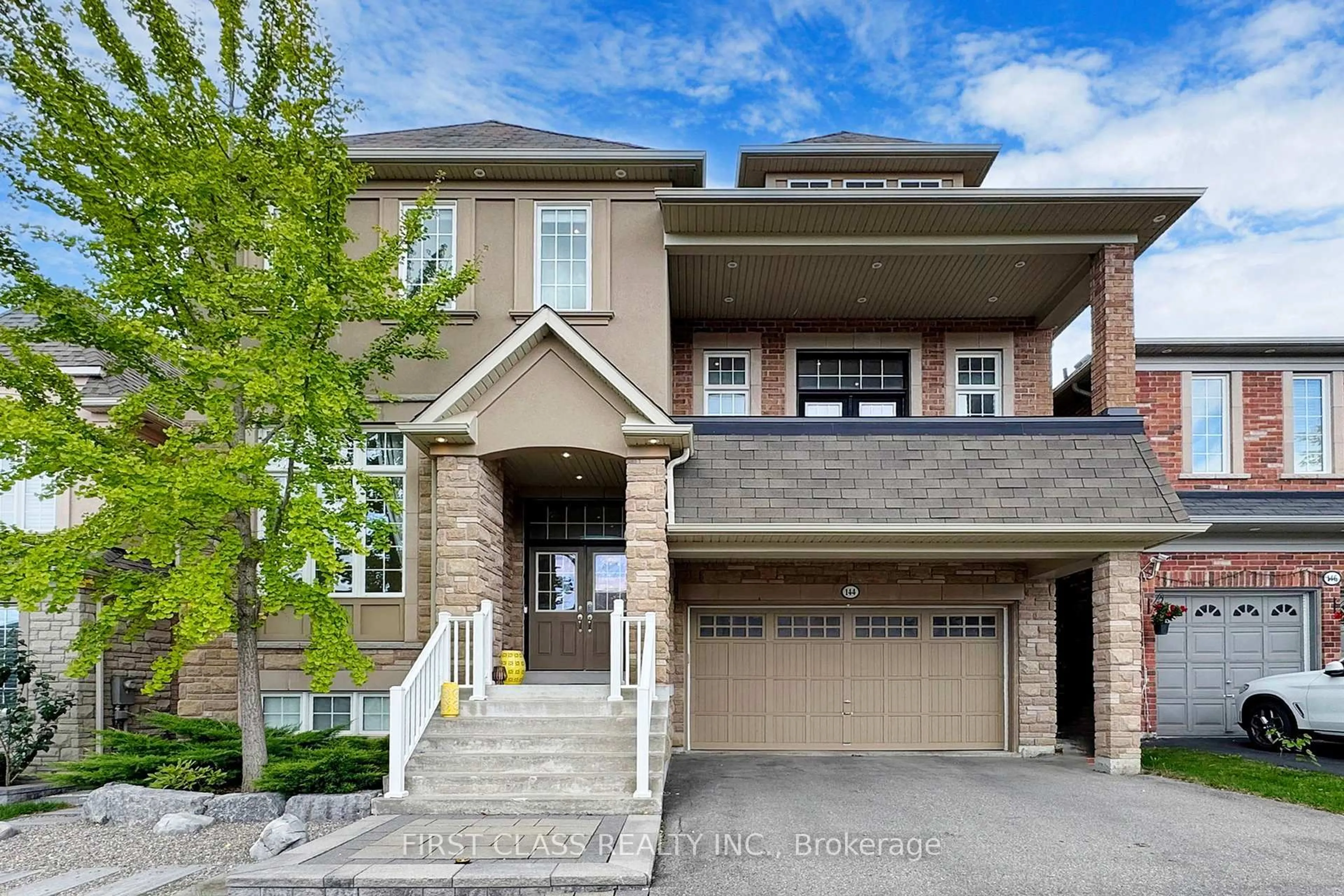 Home with brick exterior material, street for 144 Alpaca Dr, Richmond Hill Ontario L4E 0R2