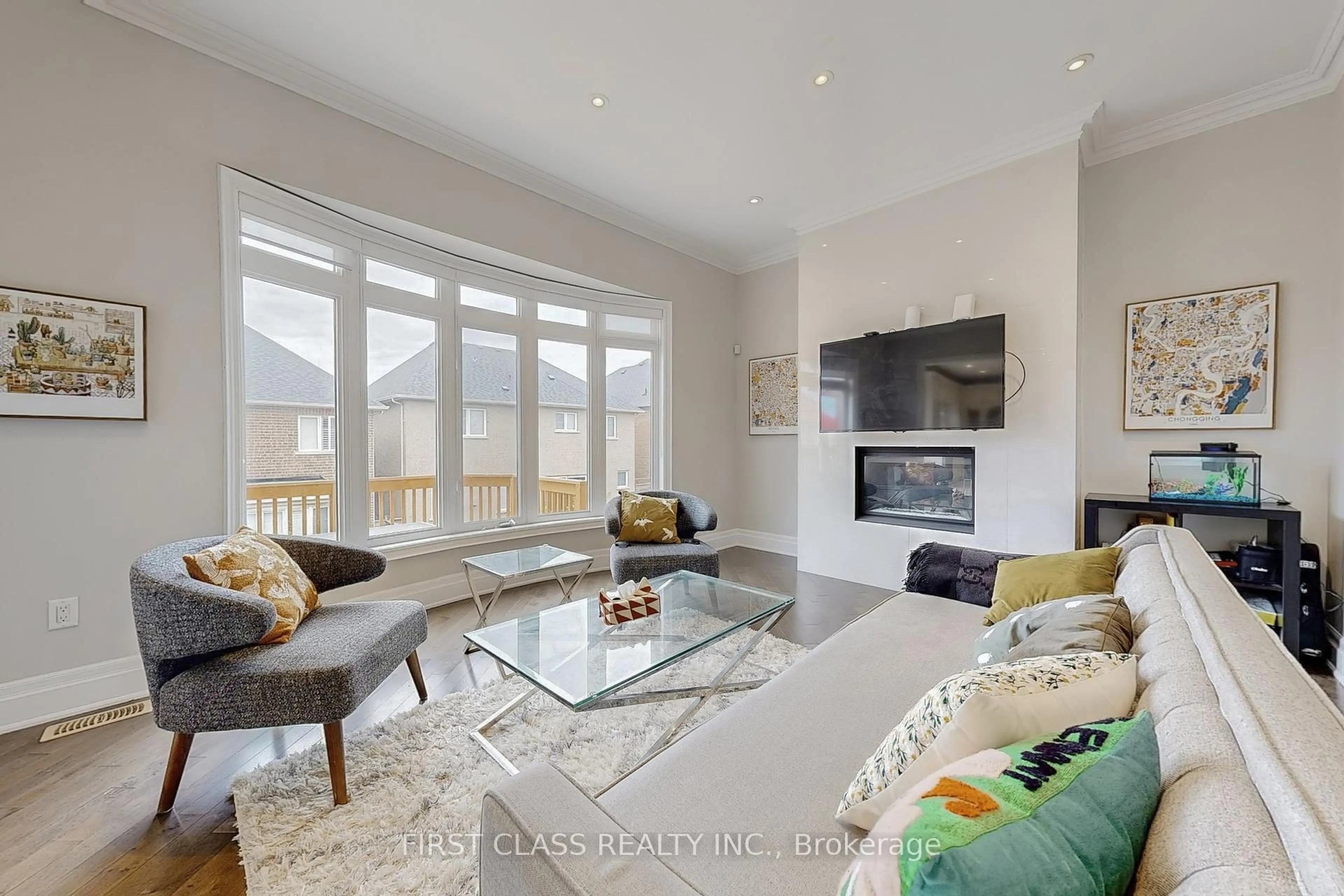 Living room with furniture, unknown for 144 Alpaca Dr, Richmond Hill Ontario L4E 0R2