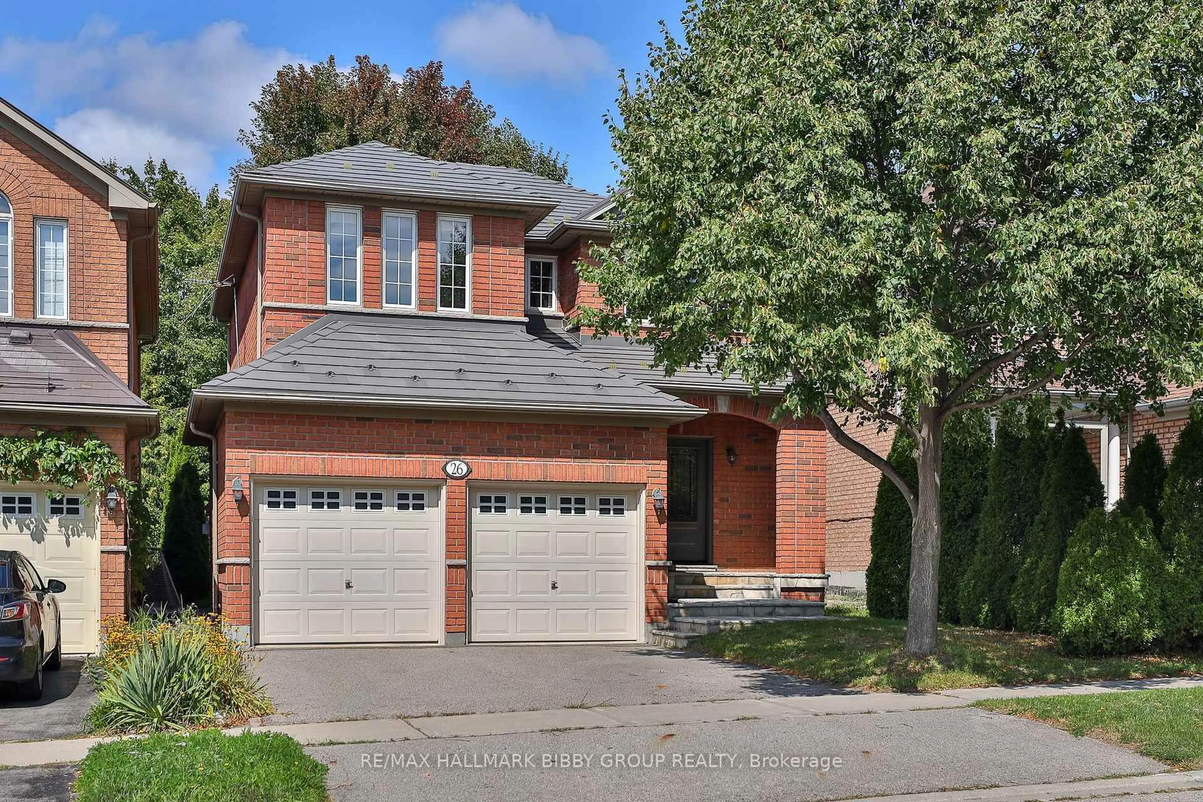 Home with brick exterior material, street for 26 Lark Cres, Richmond Hill Ontario L4S 2N2