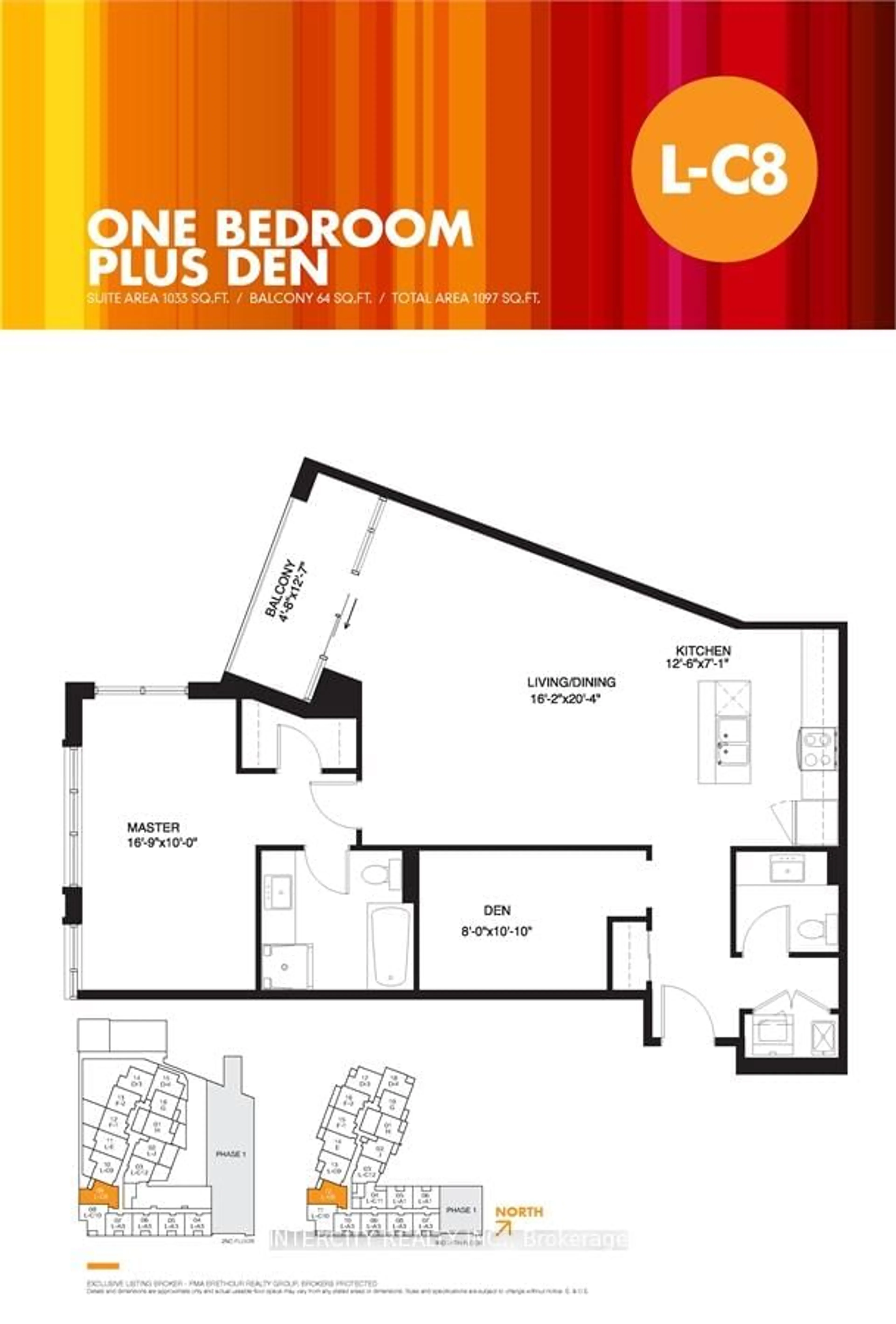 Floor plan for 2910 Highway 7 #412, Vaughan Ontario L4K 0H8