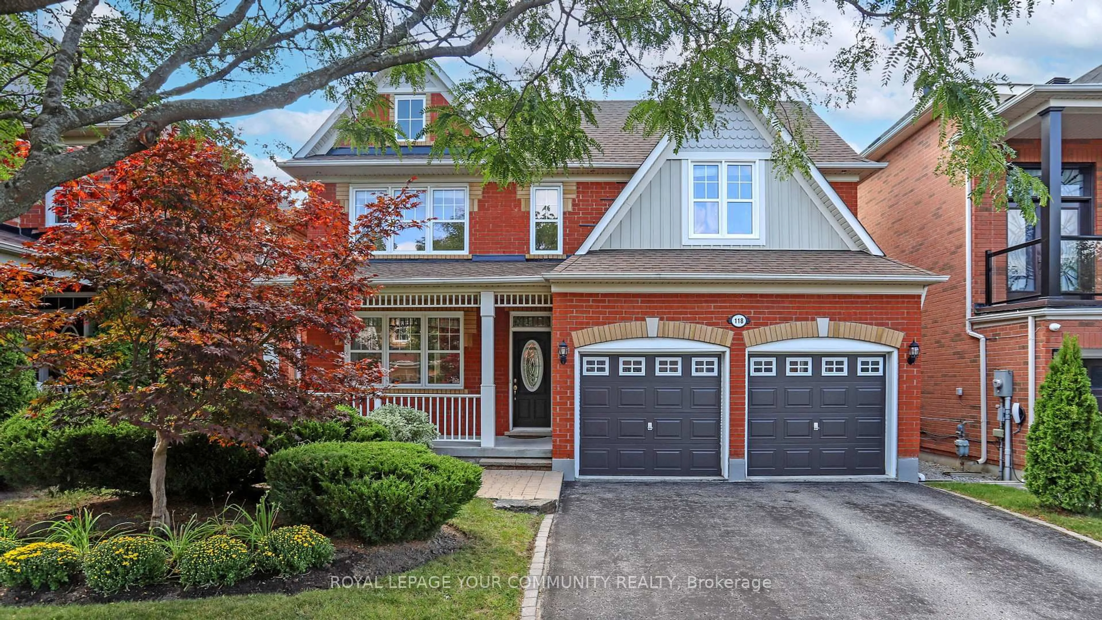 Home with brick exterior material, street for 118 Ina Lane, Whitchurch-Stouffville Ontario L4A 0L8