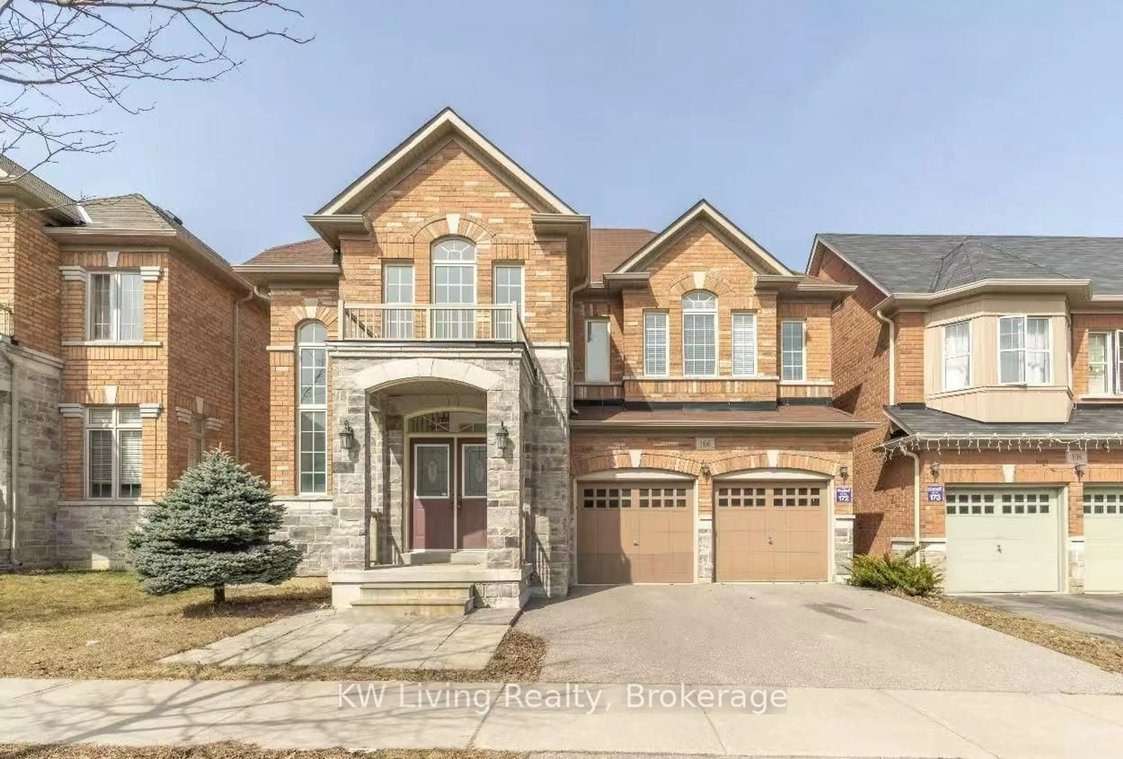 Home with brick exterior material, street for 106 Hua Du Ave, Markham Ontario L6C 0R2