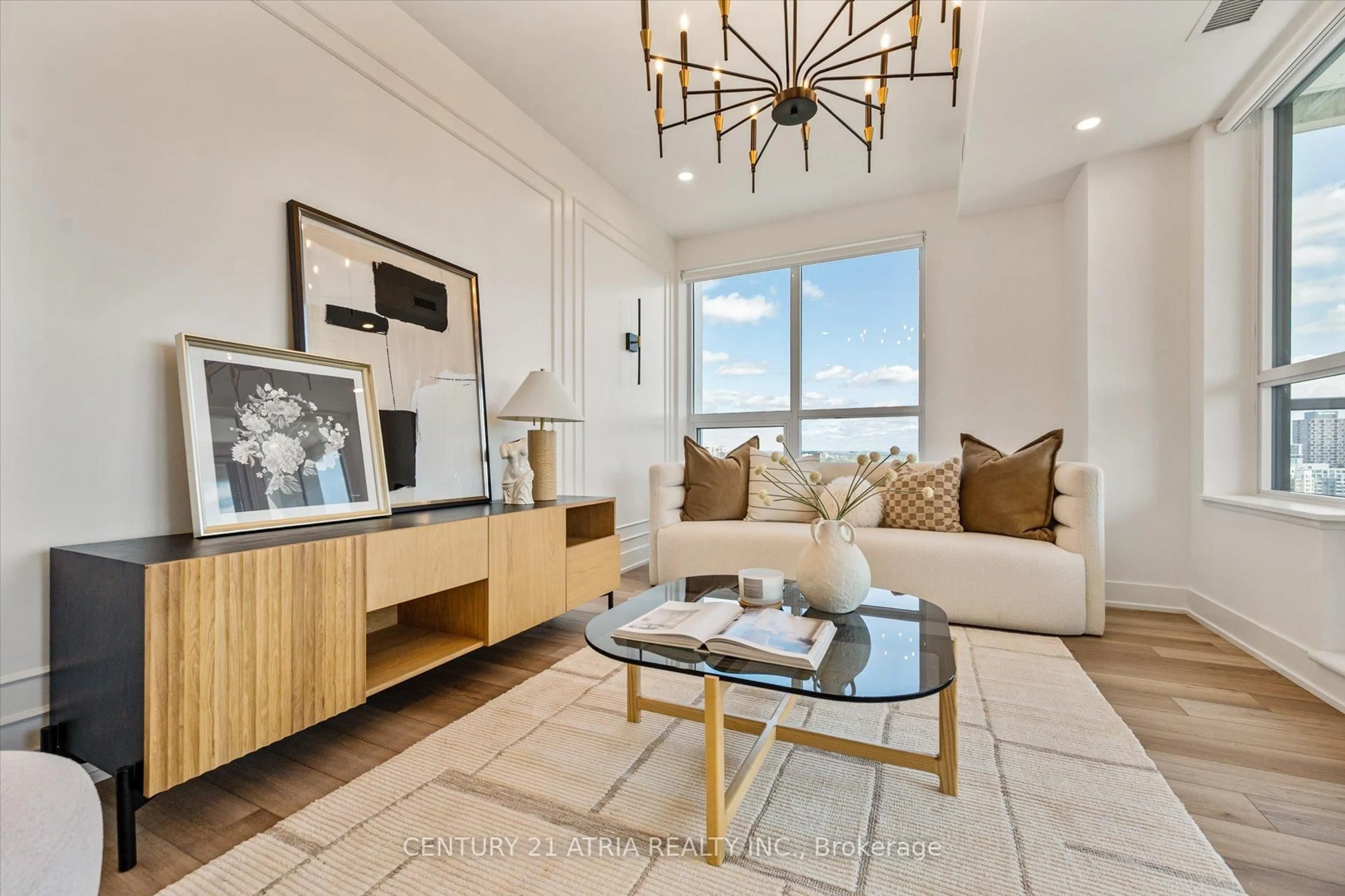 Living room with furniture, unknown for 8 Cedarland Dr #Lph03, Markham Ontario L6G 0H4
