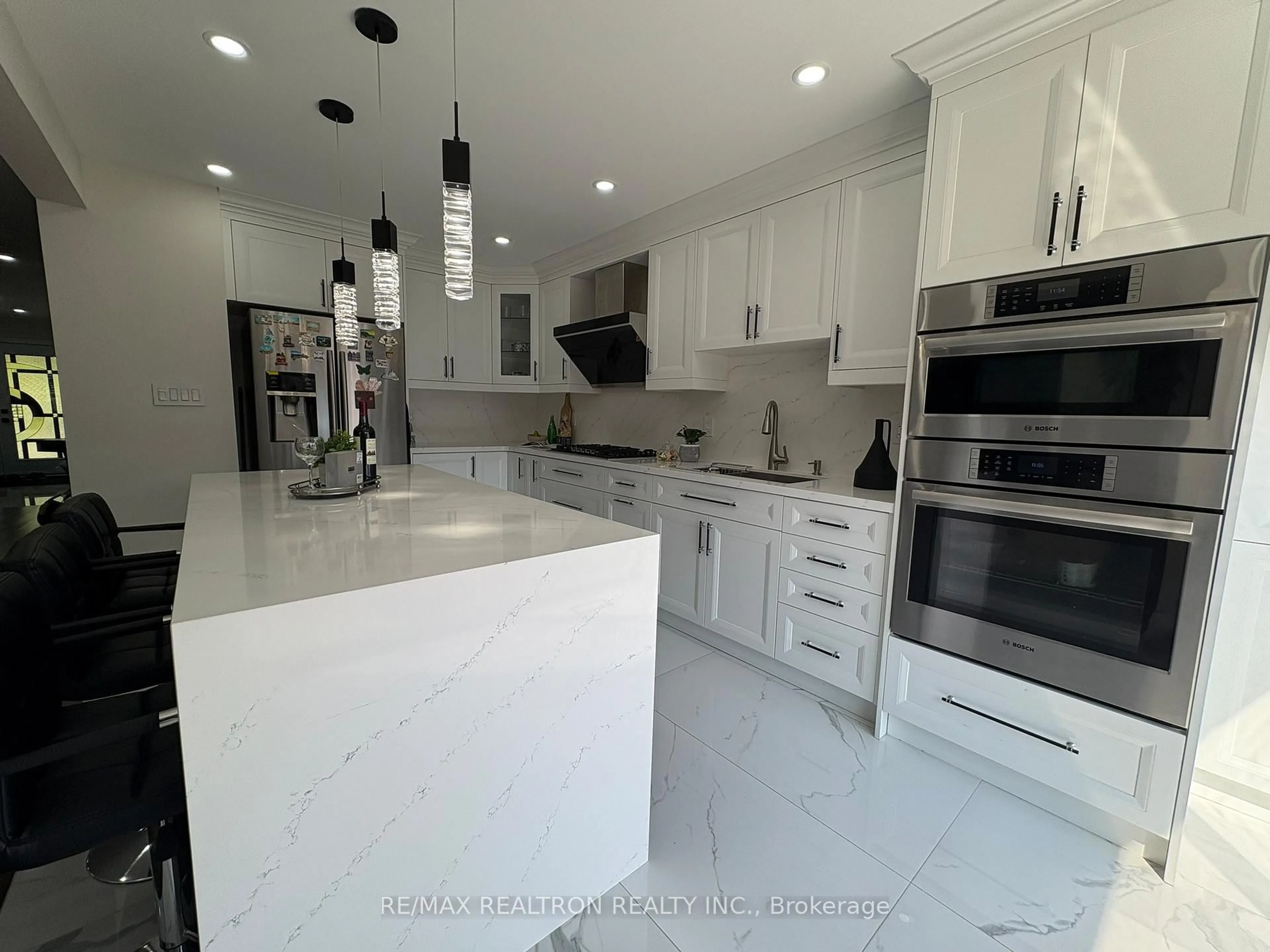 Contemporary kitchen, ceramic/tile floor for 51 Harry Blaylock Dr, Markham Ontario L6E 2H1