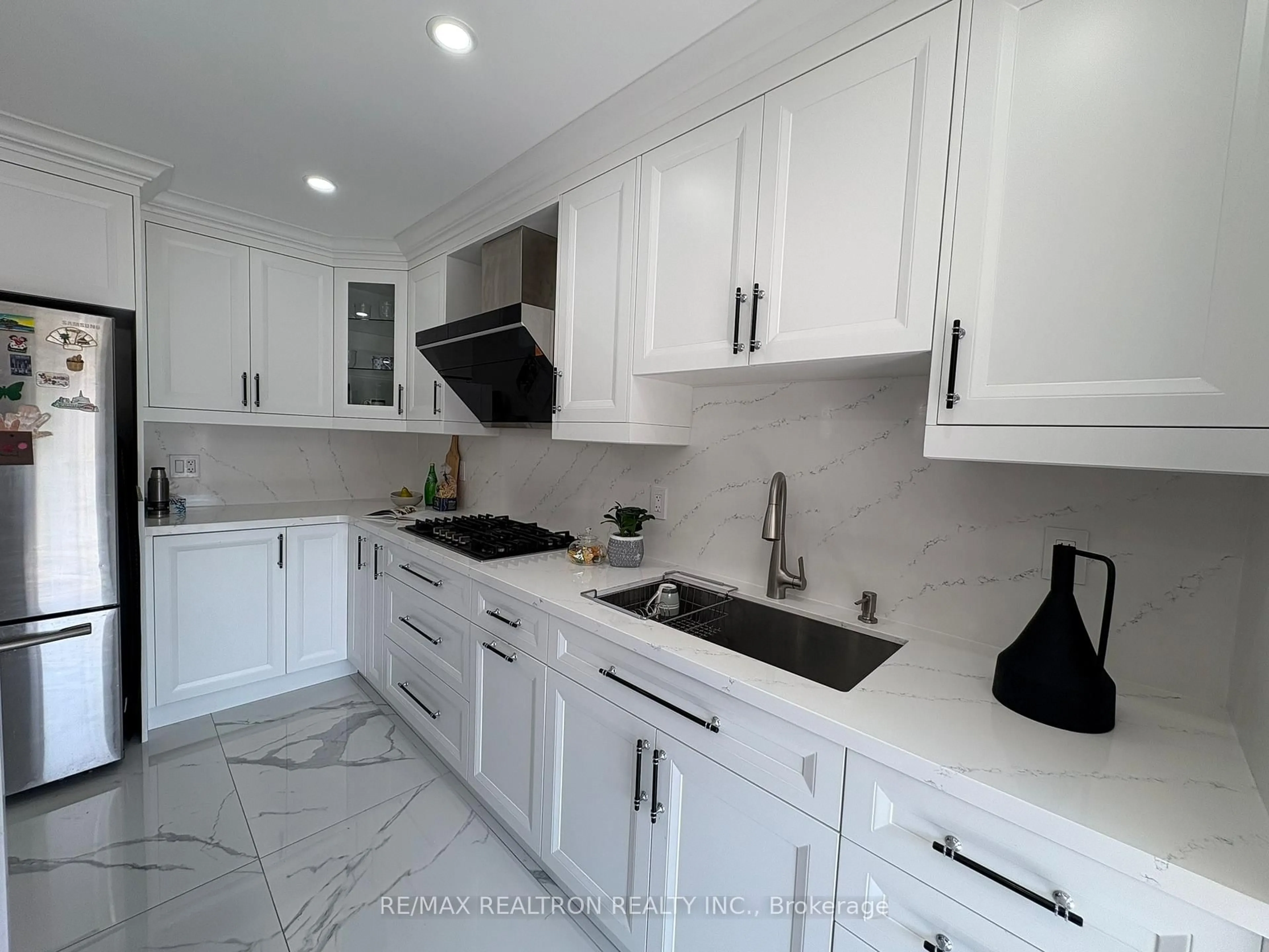 Contemporary kitchen, ceramic/tile floor for 51 Harry Blaylock Dr, Markham Ontario L6E 2H1