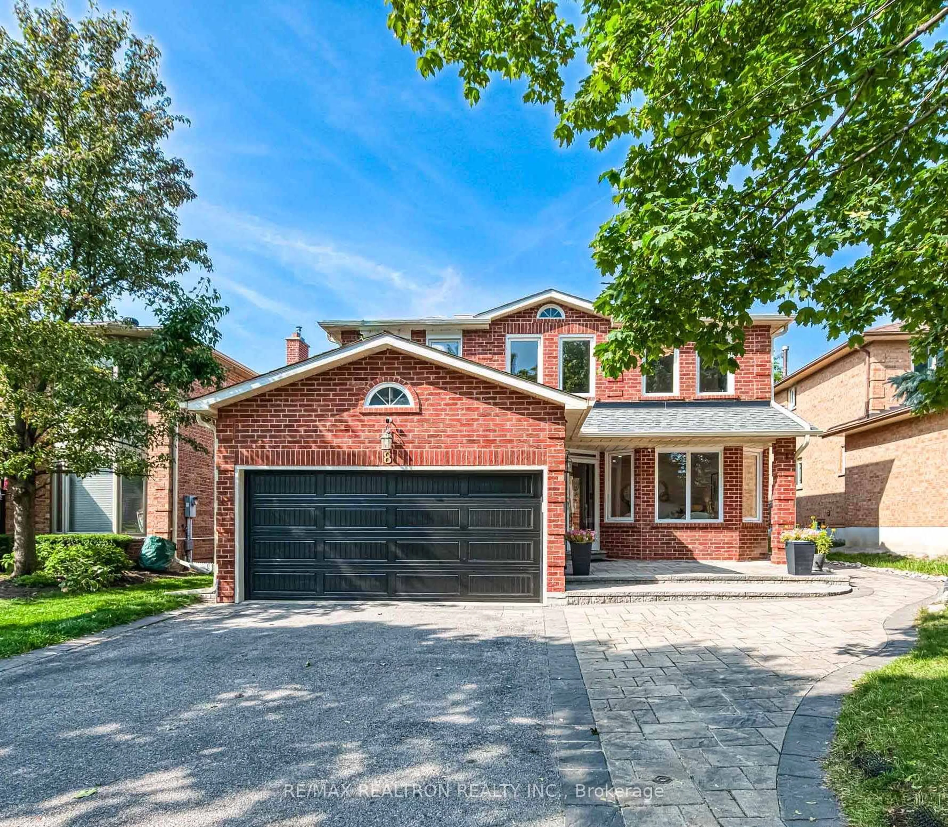 Home with brick exterior material, street for 8 Hallam Rd, Markham Ontario L3P 5Y4