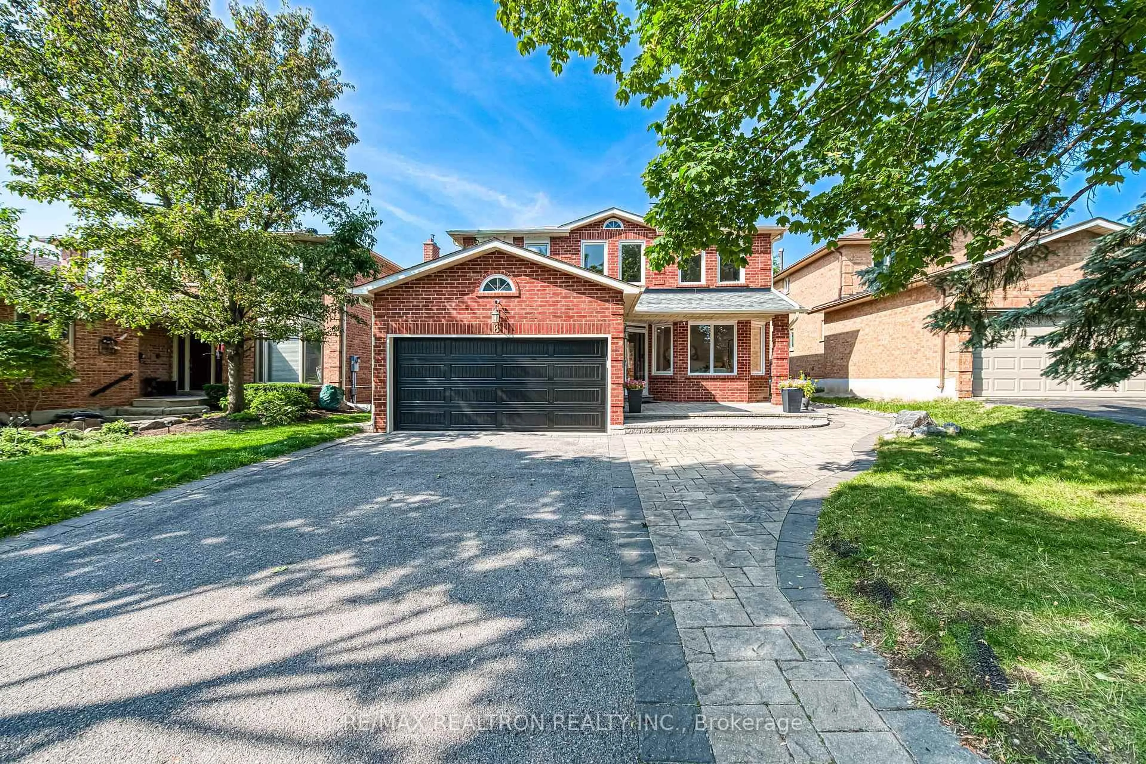 Home with brick exterior material, street for 8 Hallam Rd, Markham Ontario L3P 5Y4