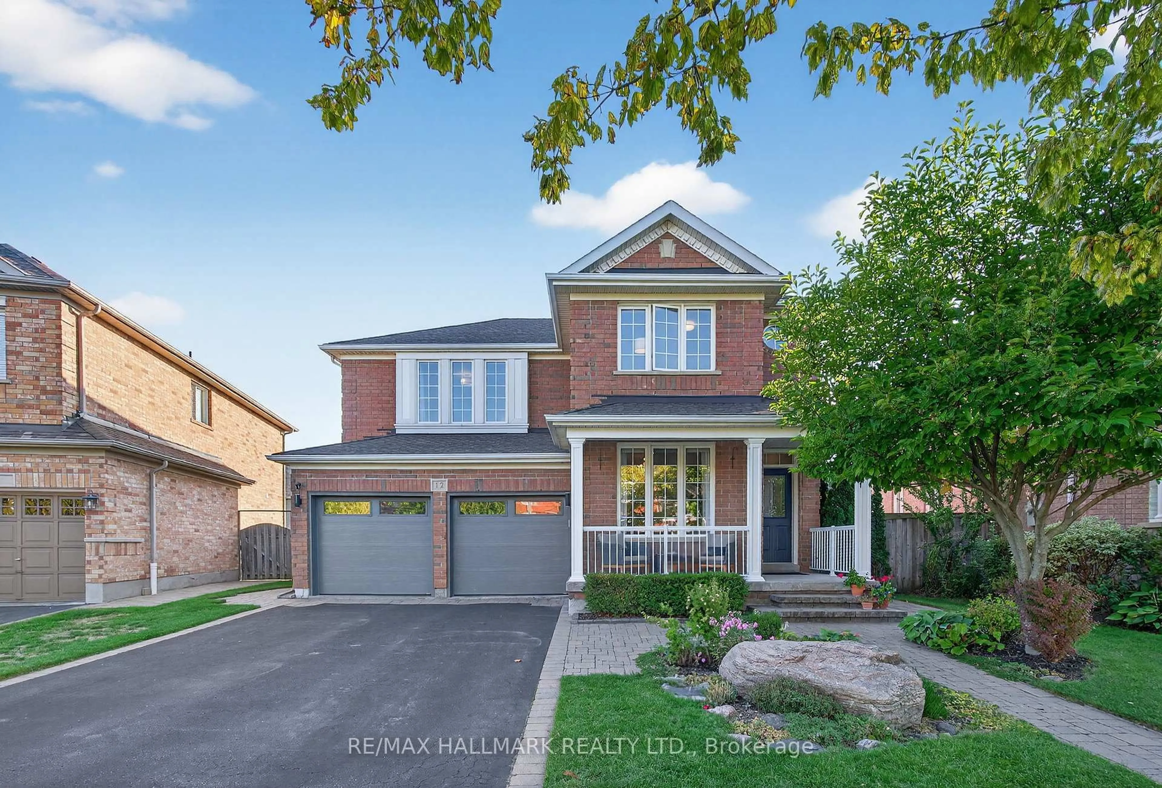 Home with brick exterior material, street for 12 Forest Manor Pl, Markham Ontario L6E 1E7