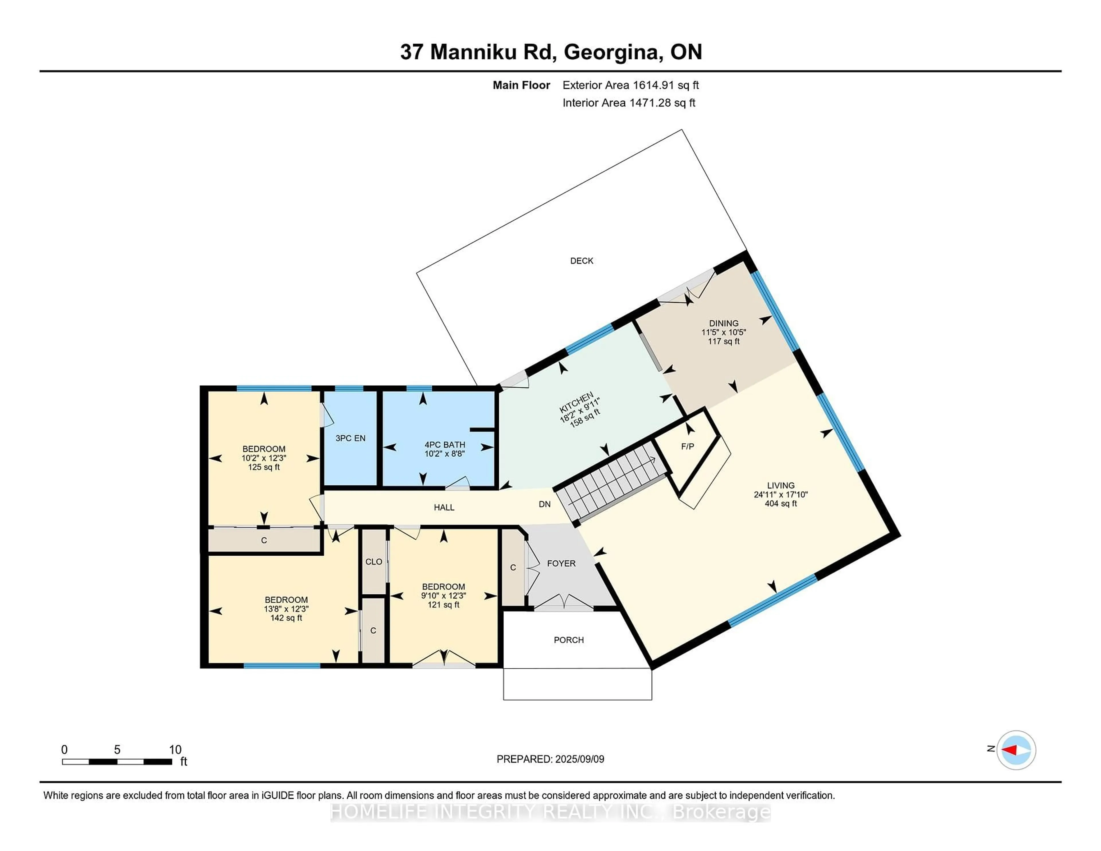 Floor plan for 37 Manniku Rd, Georgina Ontario L9P 1R2