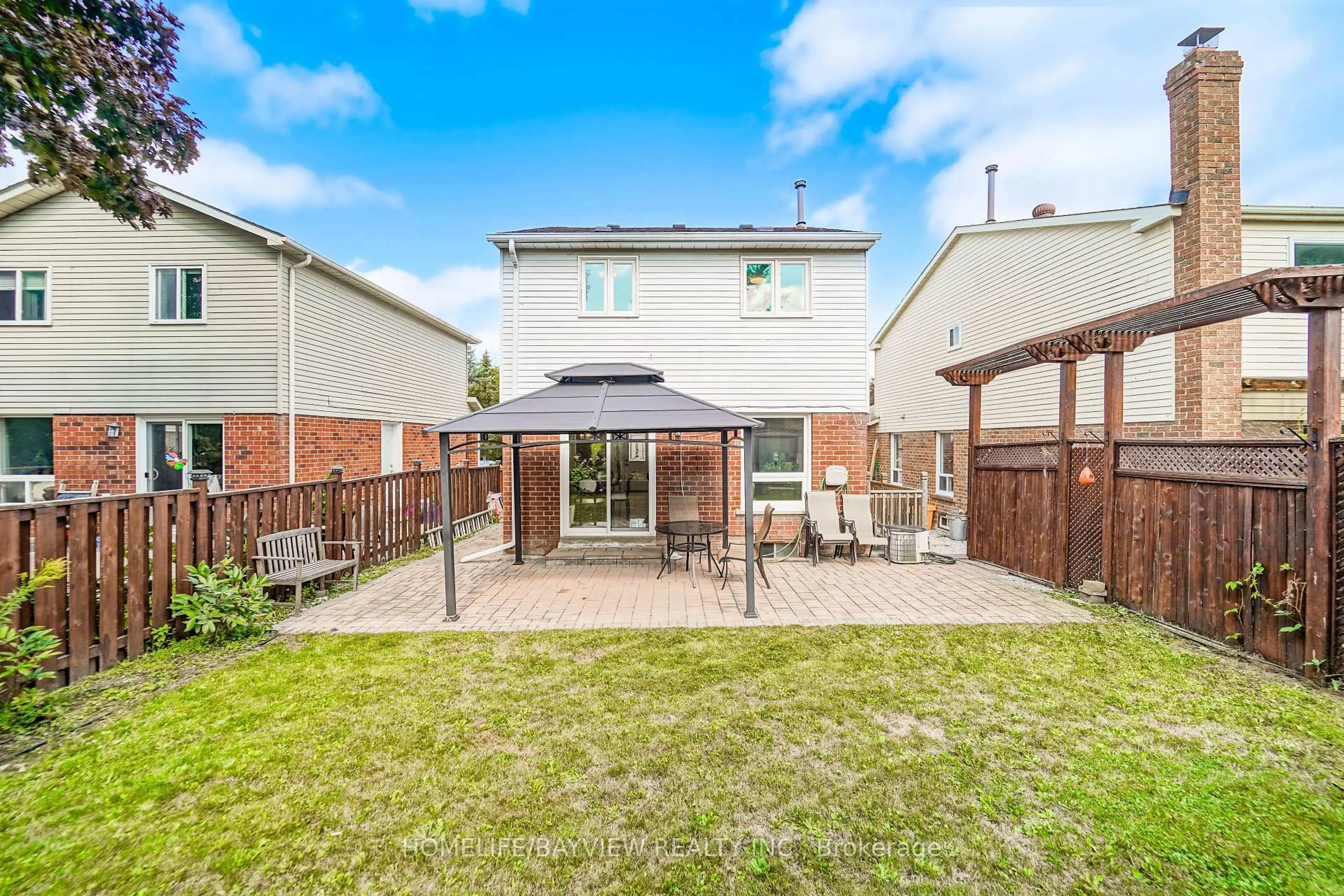 A pic from outside/outdoor area/front of a property/back of a property/a pic from drone, street for 63 Seaton Dr, Aurora Ontario L4G 3W9