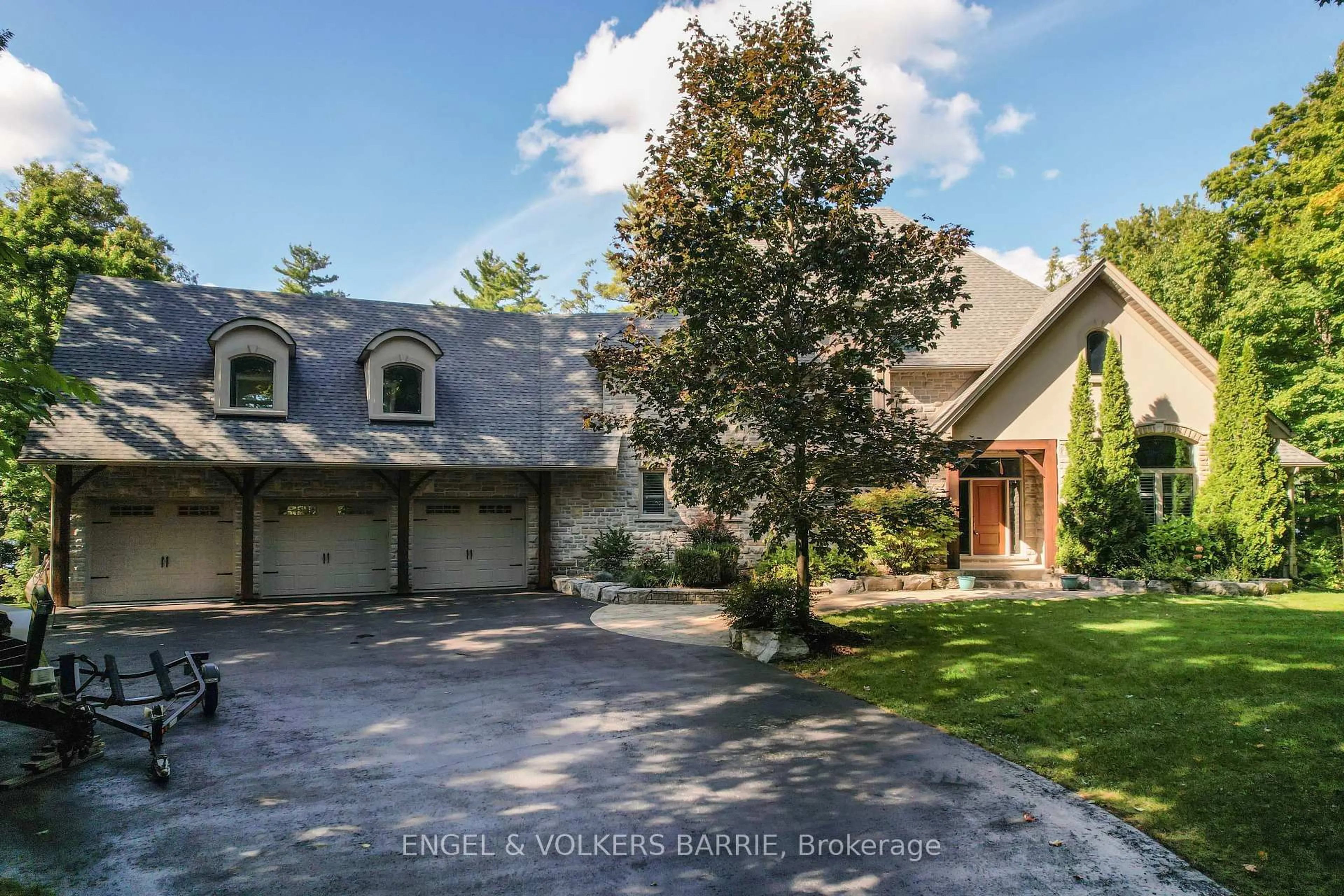 Home with brick exterior material, street for 1220 Shoreview Dr, Innisfil Ontario L9S 2L5