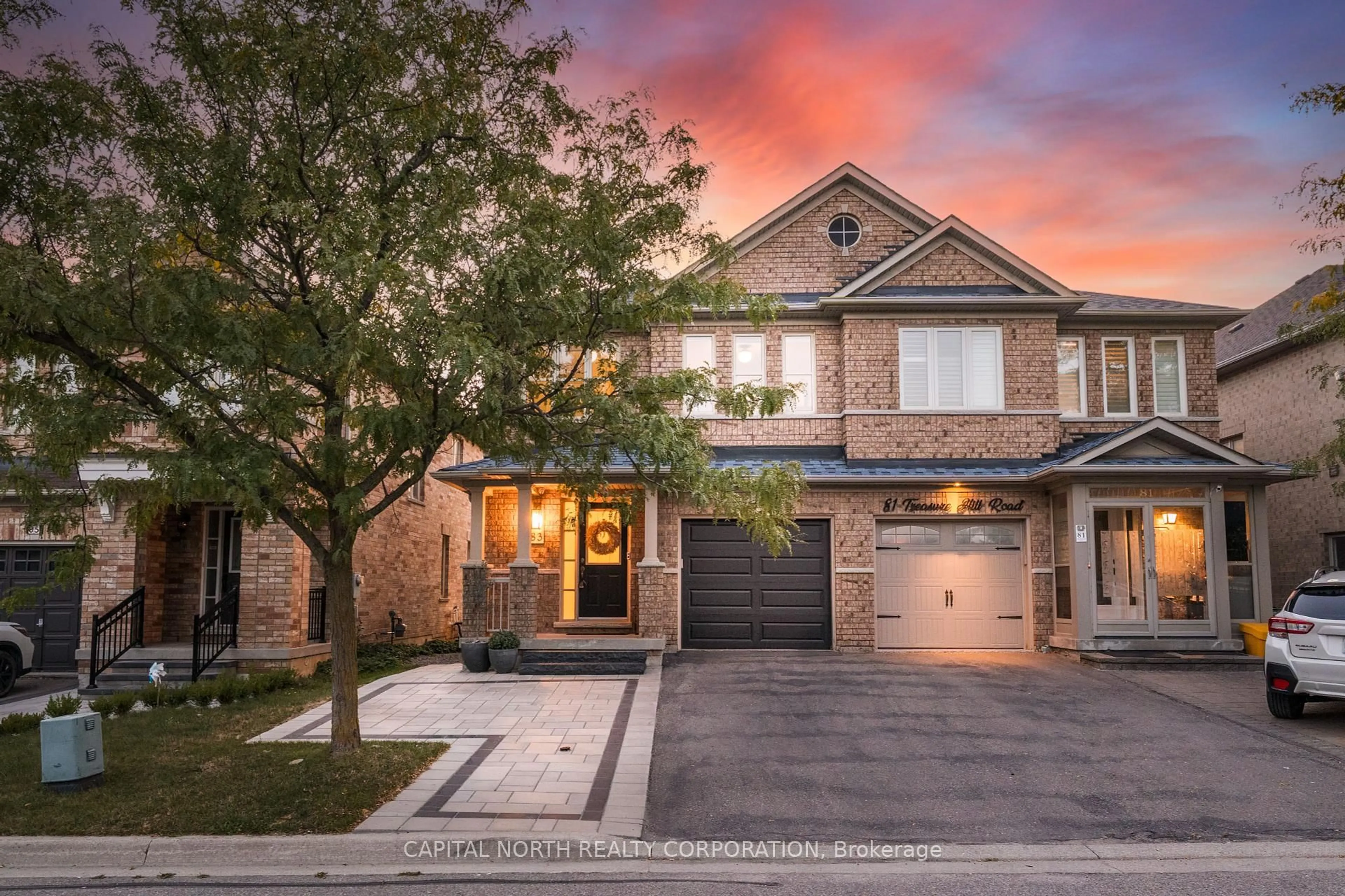 Home with brick exterior material, street for 83 Treasure Hill Rd, Vaughan Ontario L6A 0A7