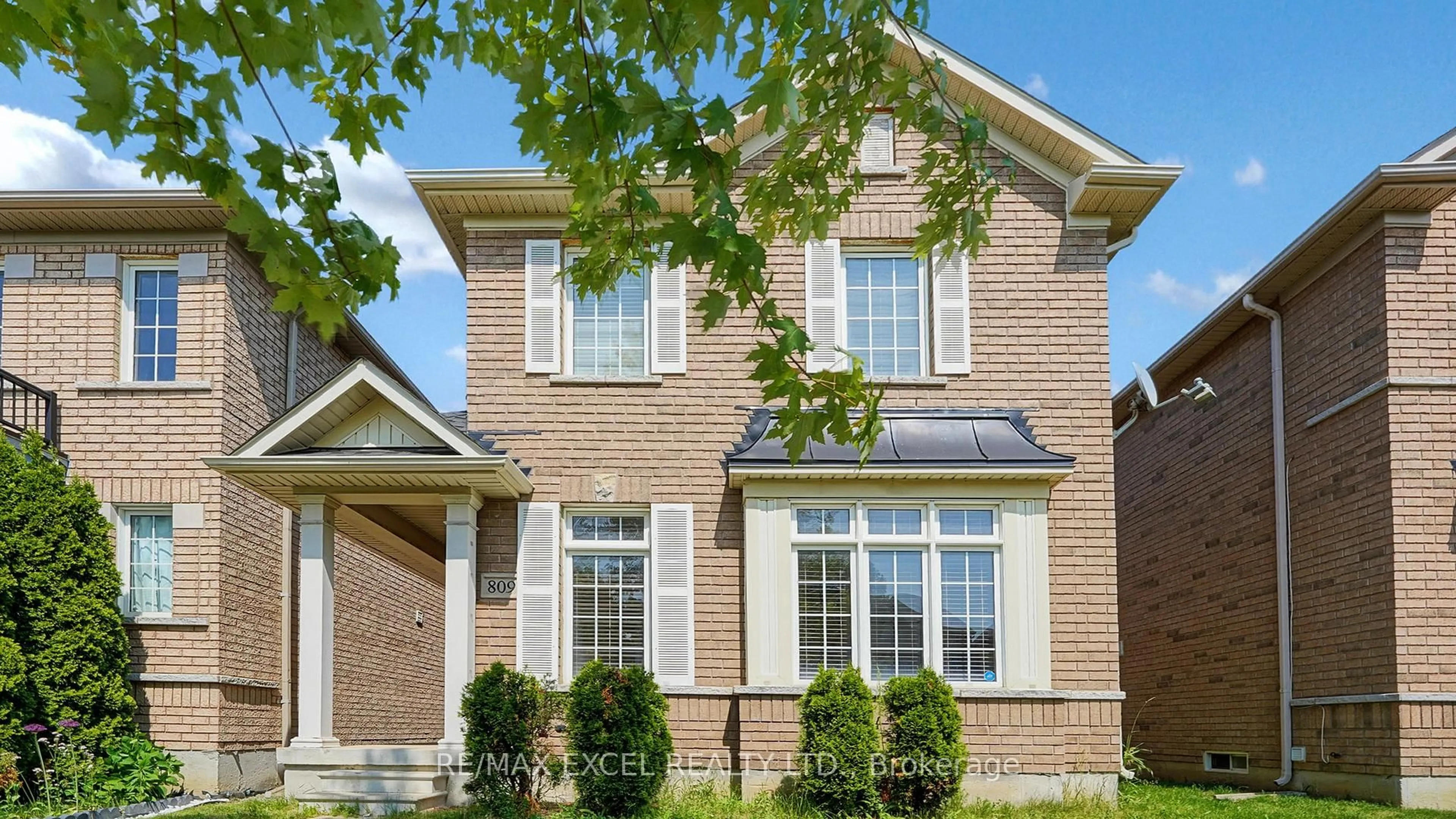 Home with brick exterior material, street for 809 Cornell Rouge Blvd, Markham Ontario L6B 0K5