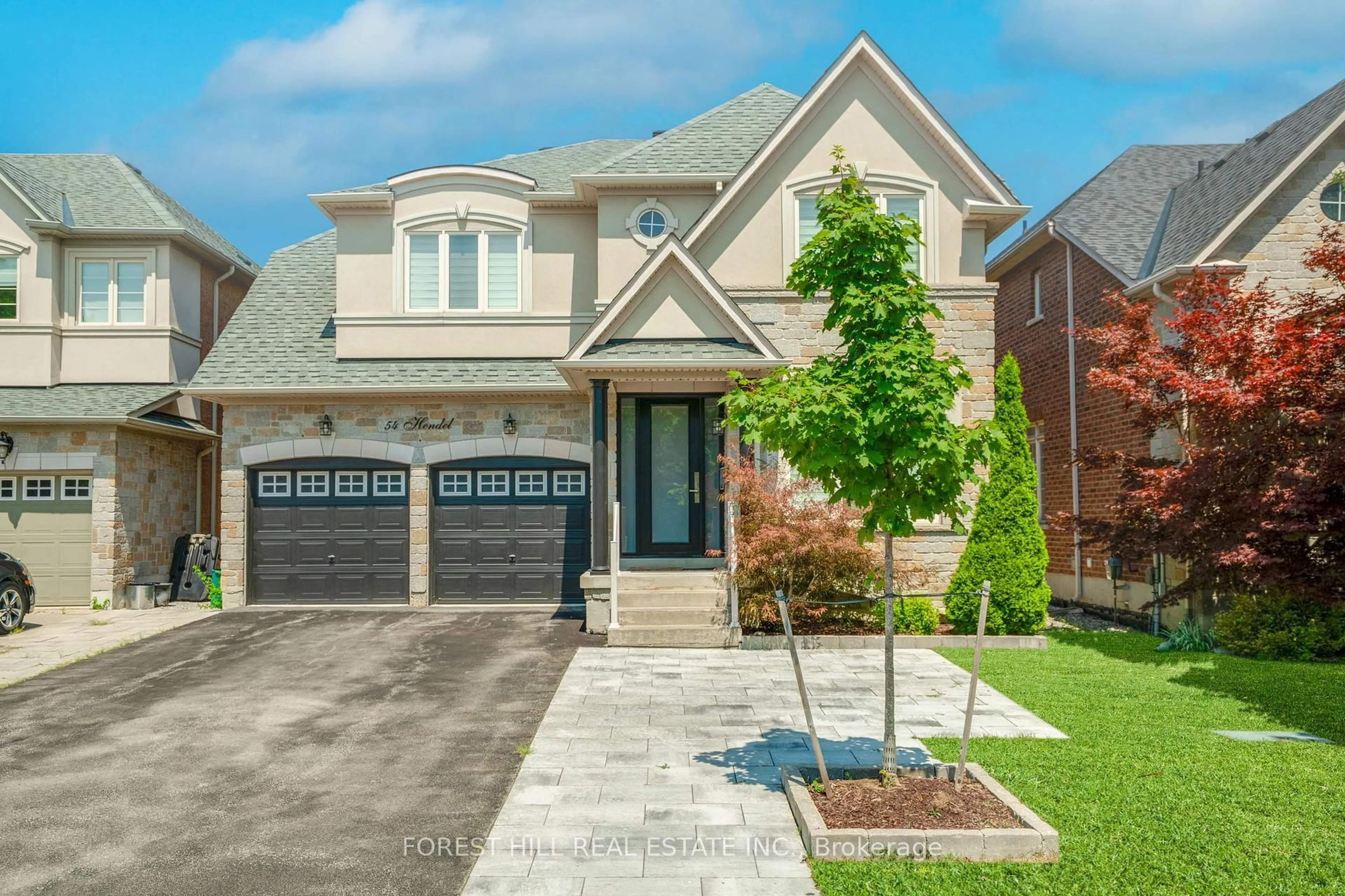 Home with brick exterior material, street for 54 Hendel Dr, Vaughan Ontario L4J 9H7