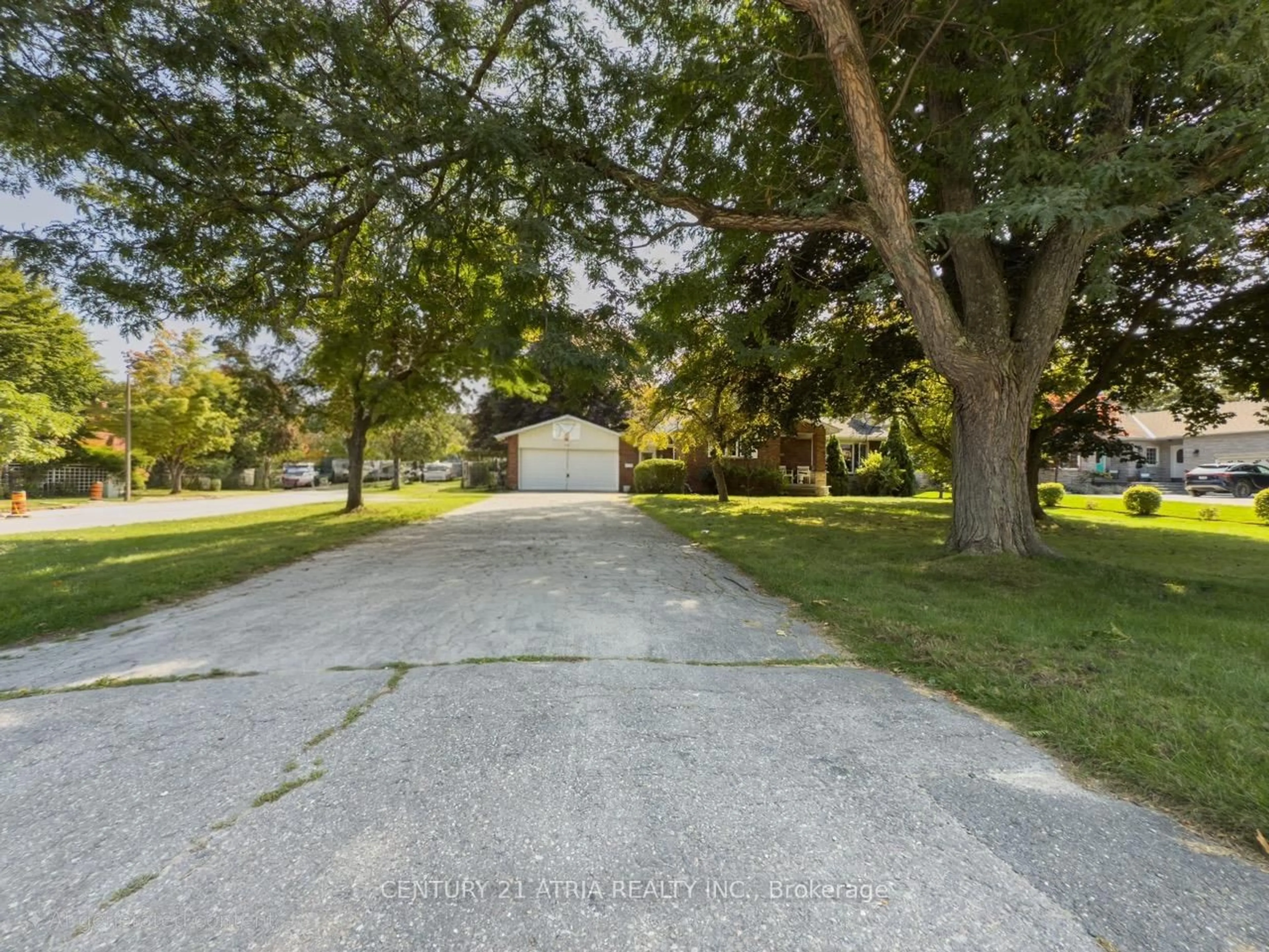 A pic from outside/outdoor area/front of a property/back of a property/a pic from drone, street for 203 Church St, Markham Ontario L3P 2M6