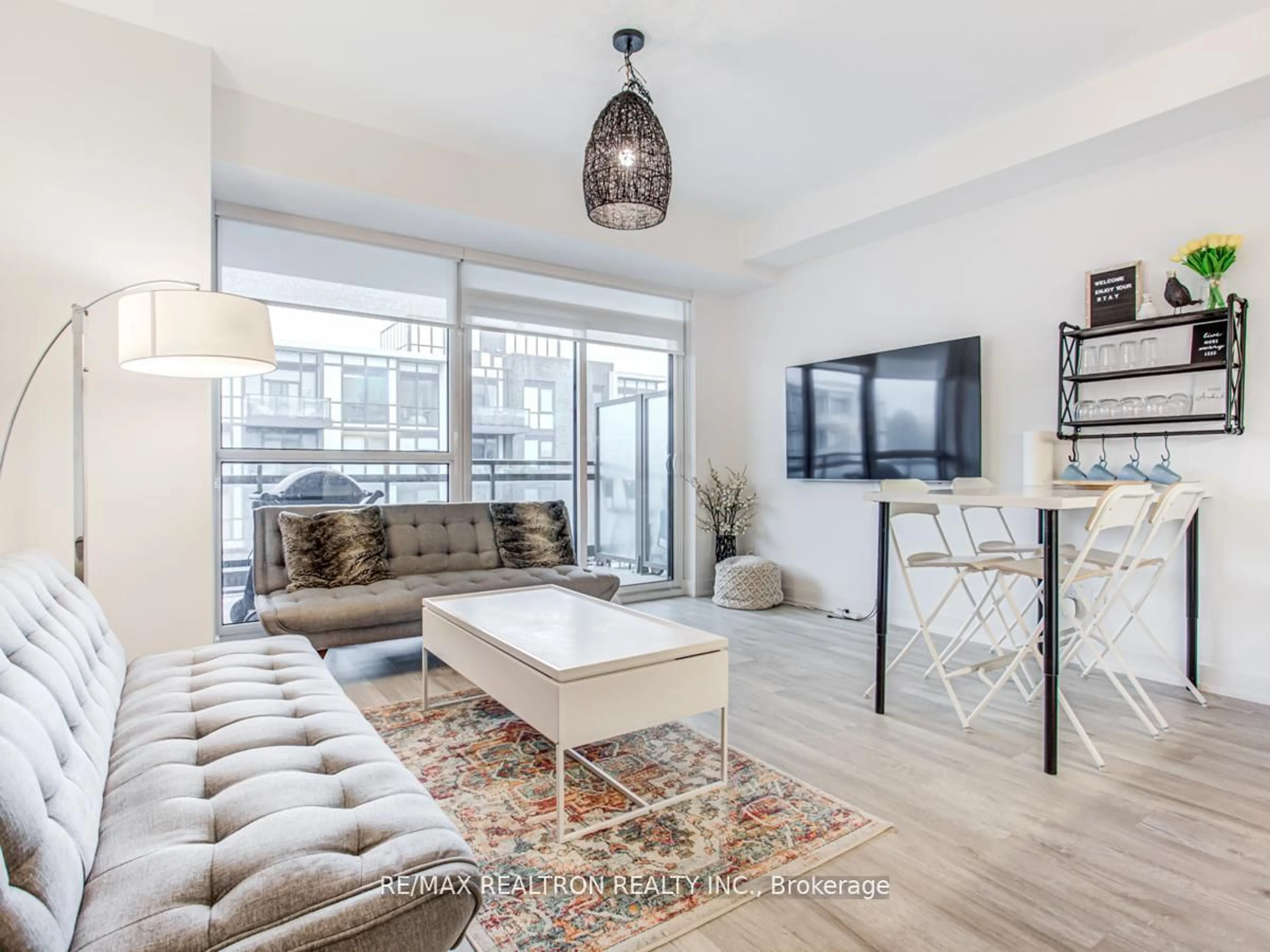 Living room with furniture, unknown for 333 Sea Ray Ave #D315, Innisfil Ontario L9S 0L8