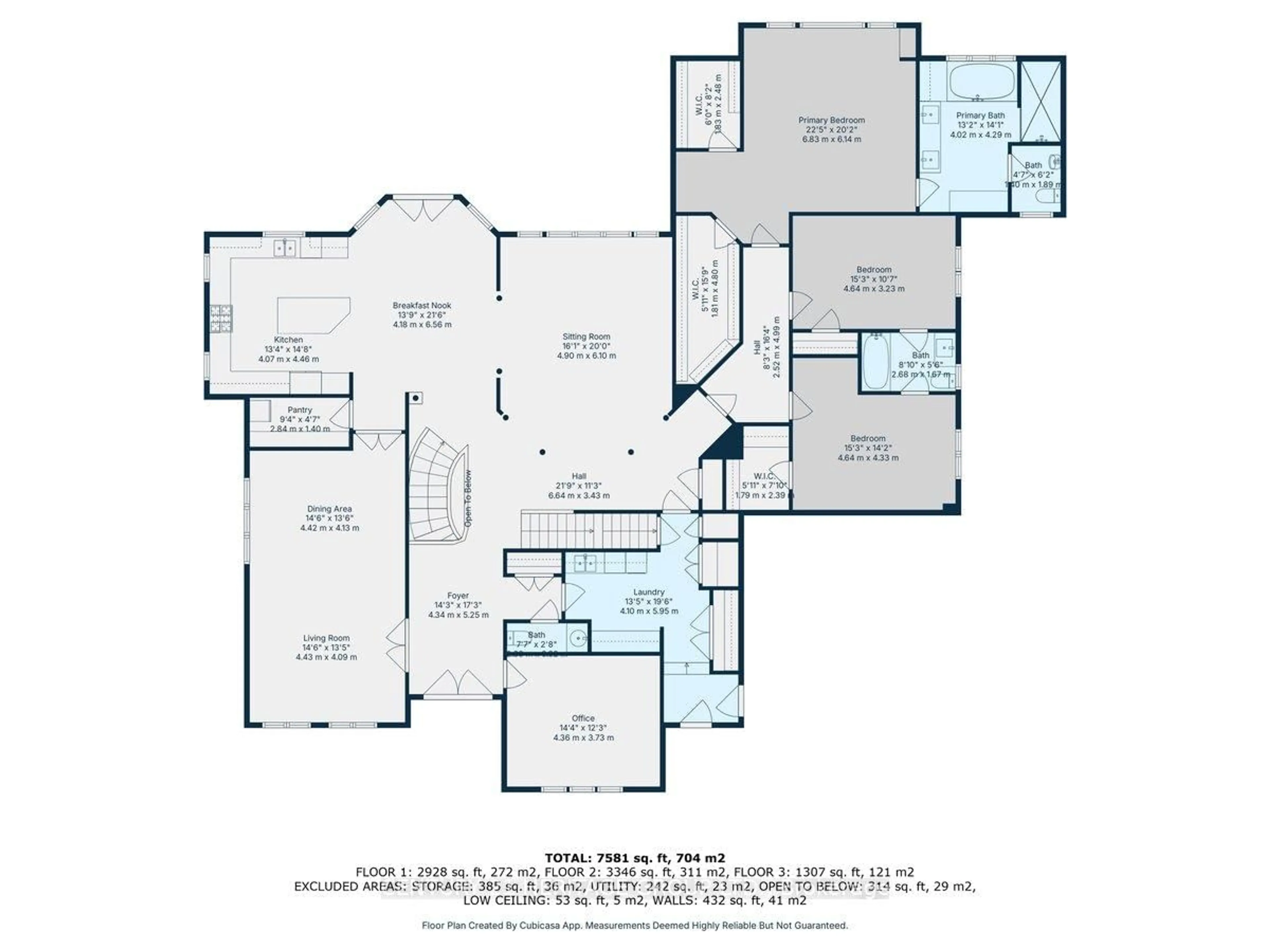Floor plan for 12 Prince Adam Crt, King Ontario L7B 1M1