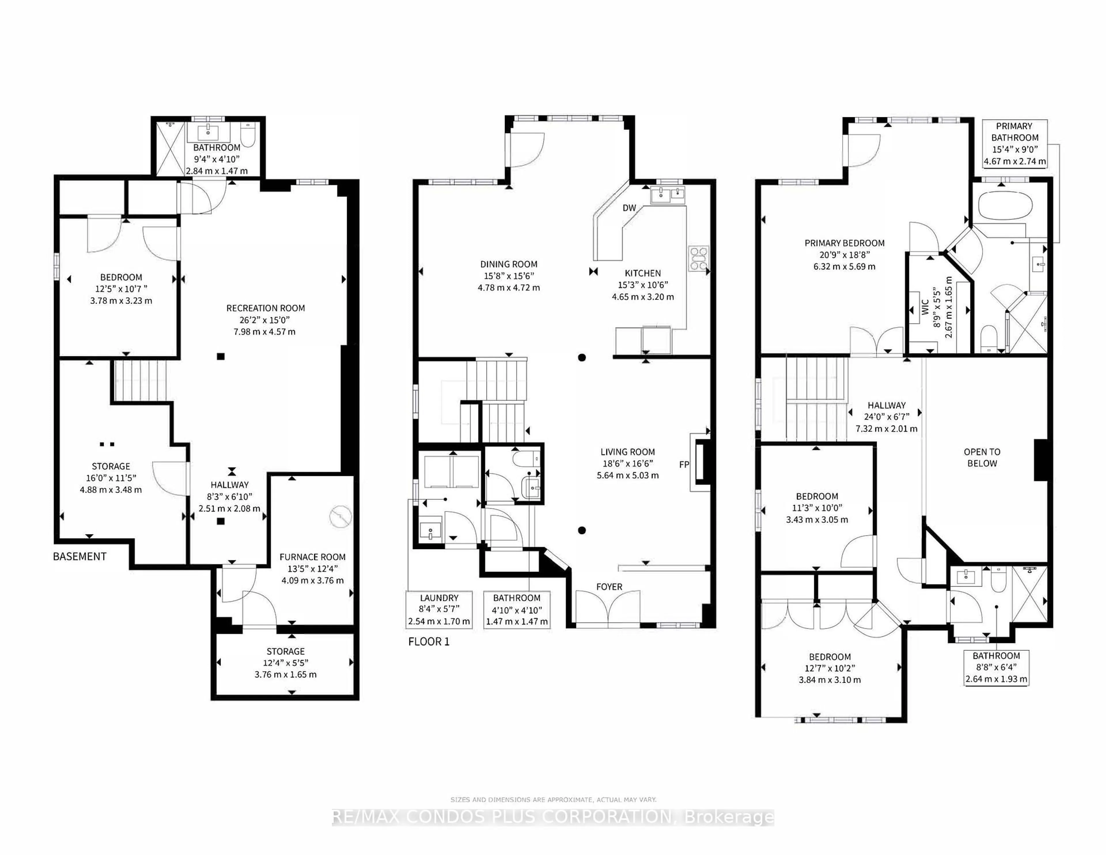 Floor plan for 81 Stonecliffe Cres, Aurora Ontario L4G 7Z7