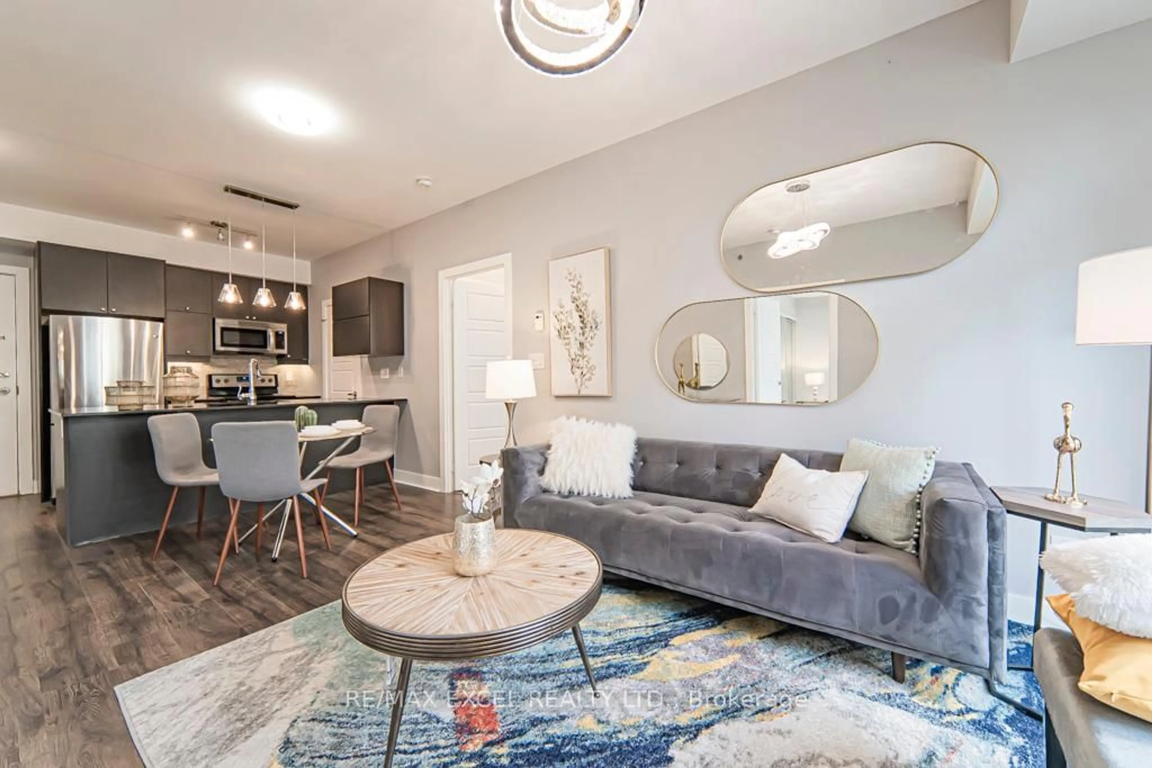 Living room with furniture, unknown for 28 Prince Regent St #244, Markham Ontario L6C 0V5