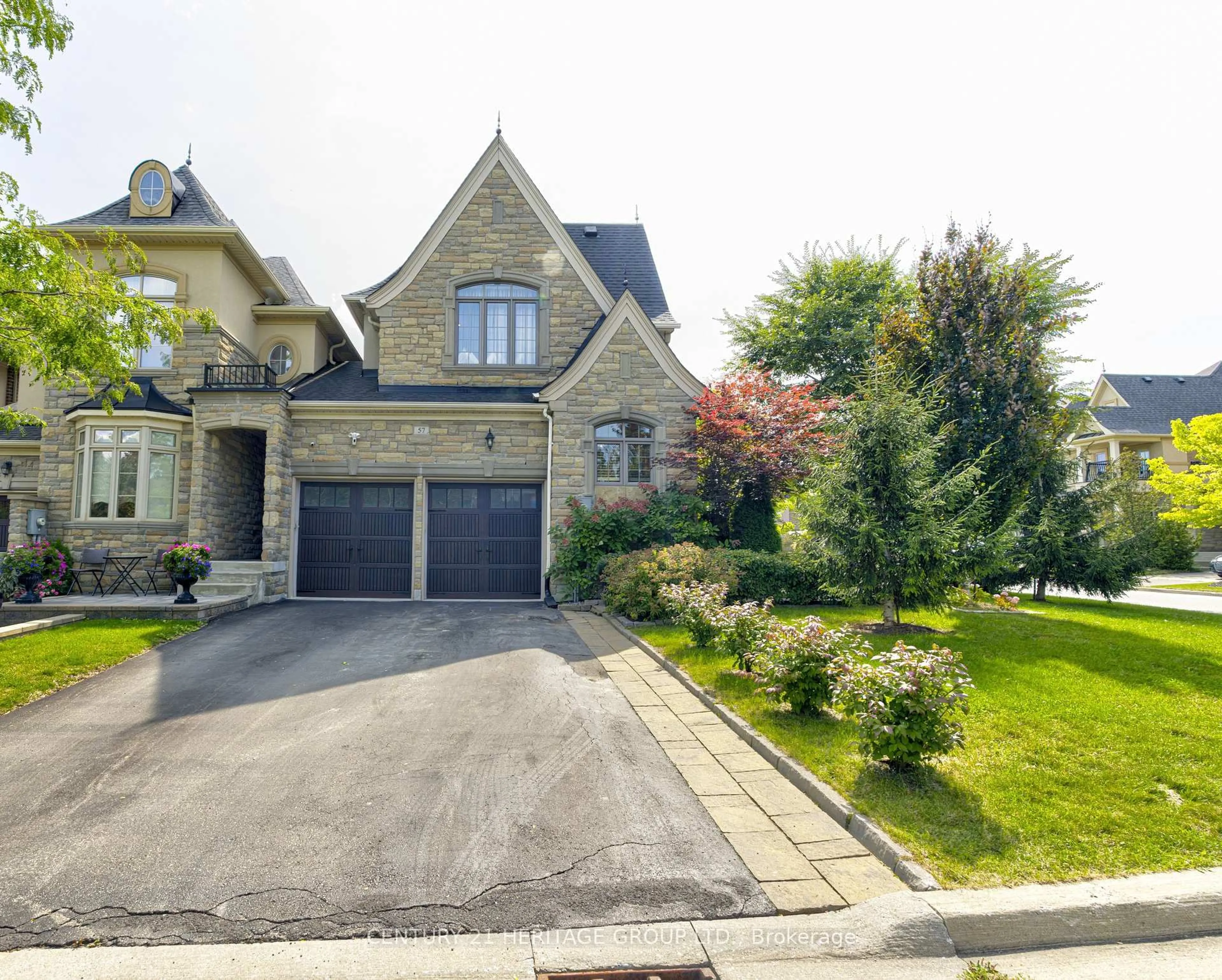 Home with brick exterior material, street for 57 Robert Berry Cres, King Ontario L7B 1L6