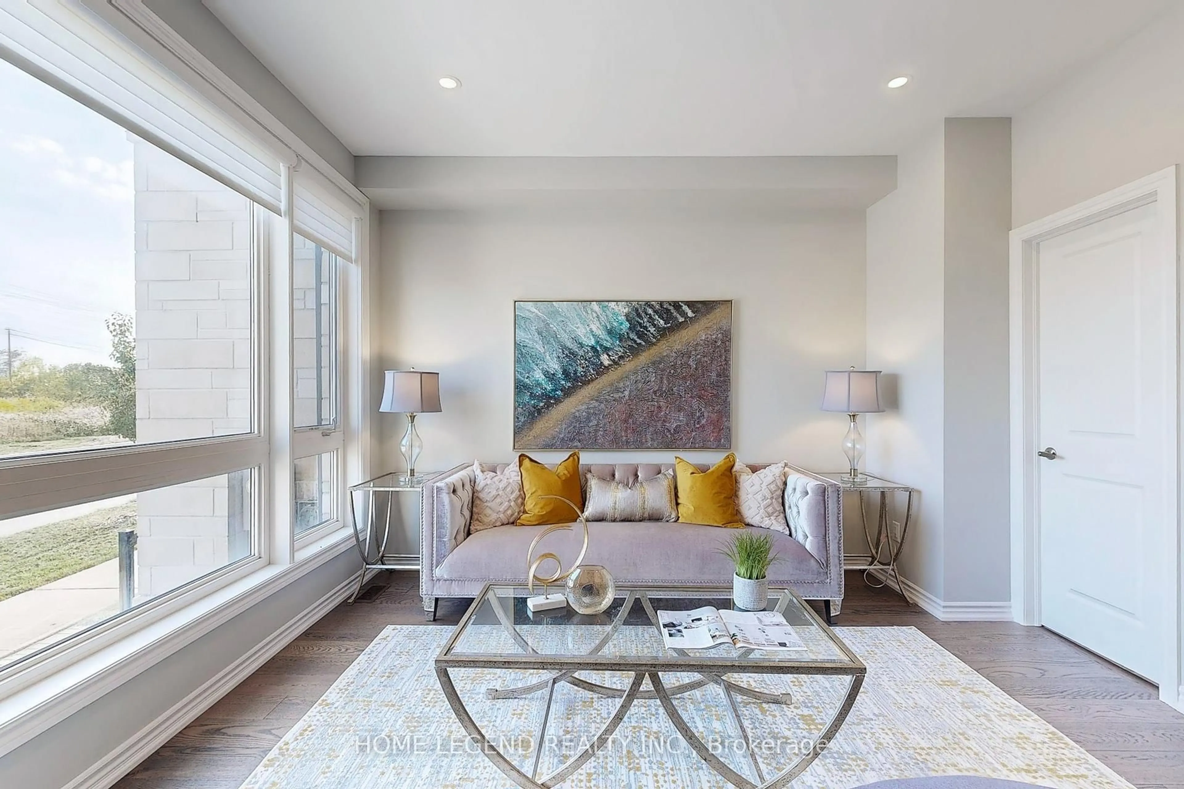 Living room with furniture, unknown for 28 Concetta Conte Ave, Markham Ontario L6C 0Z5