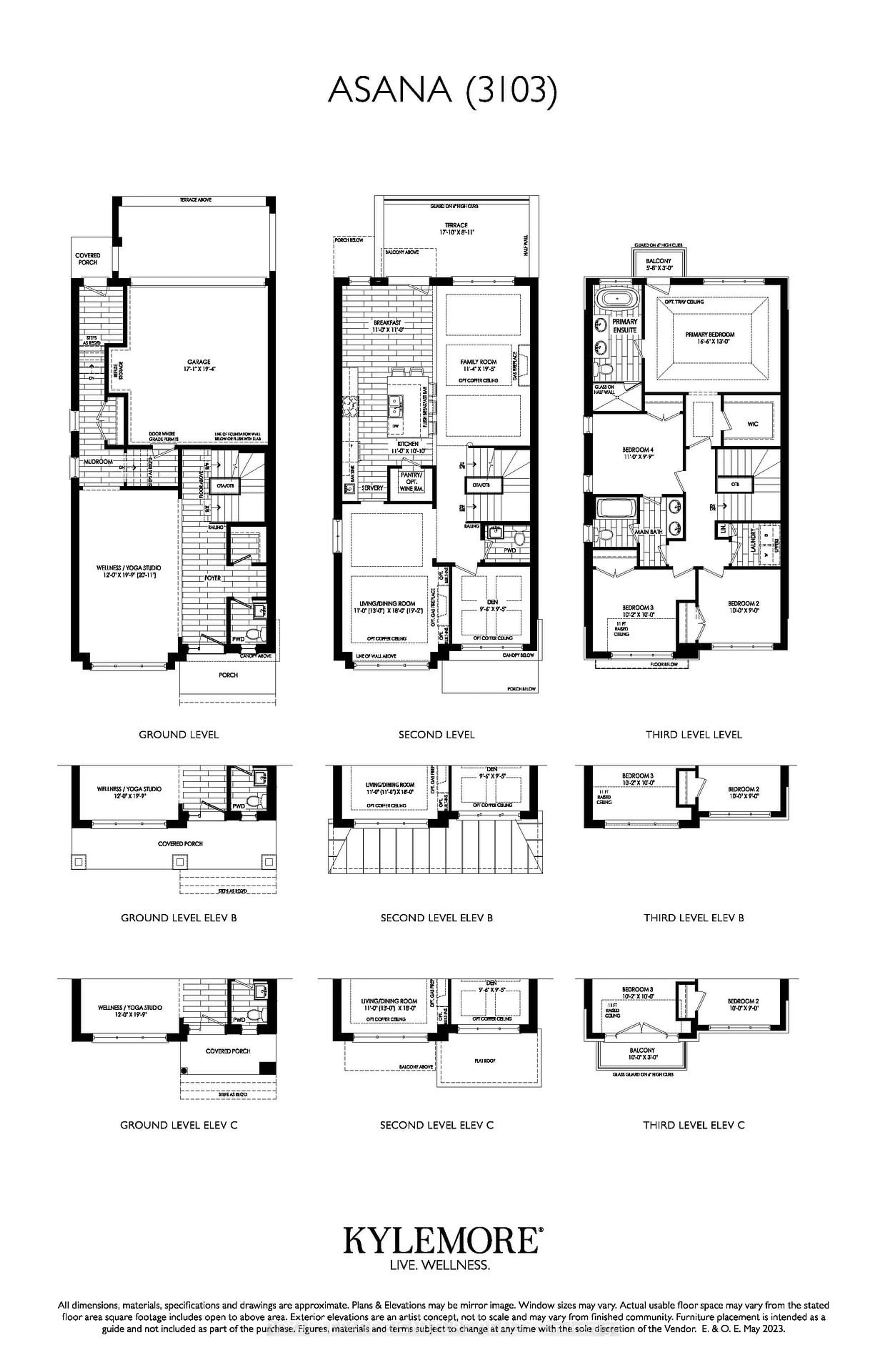 Floor plan for 412 York Downs Blvd, Markham Ontario L6C 3R4