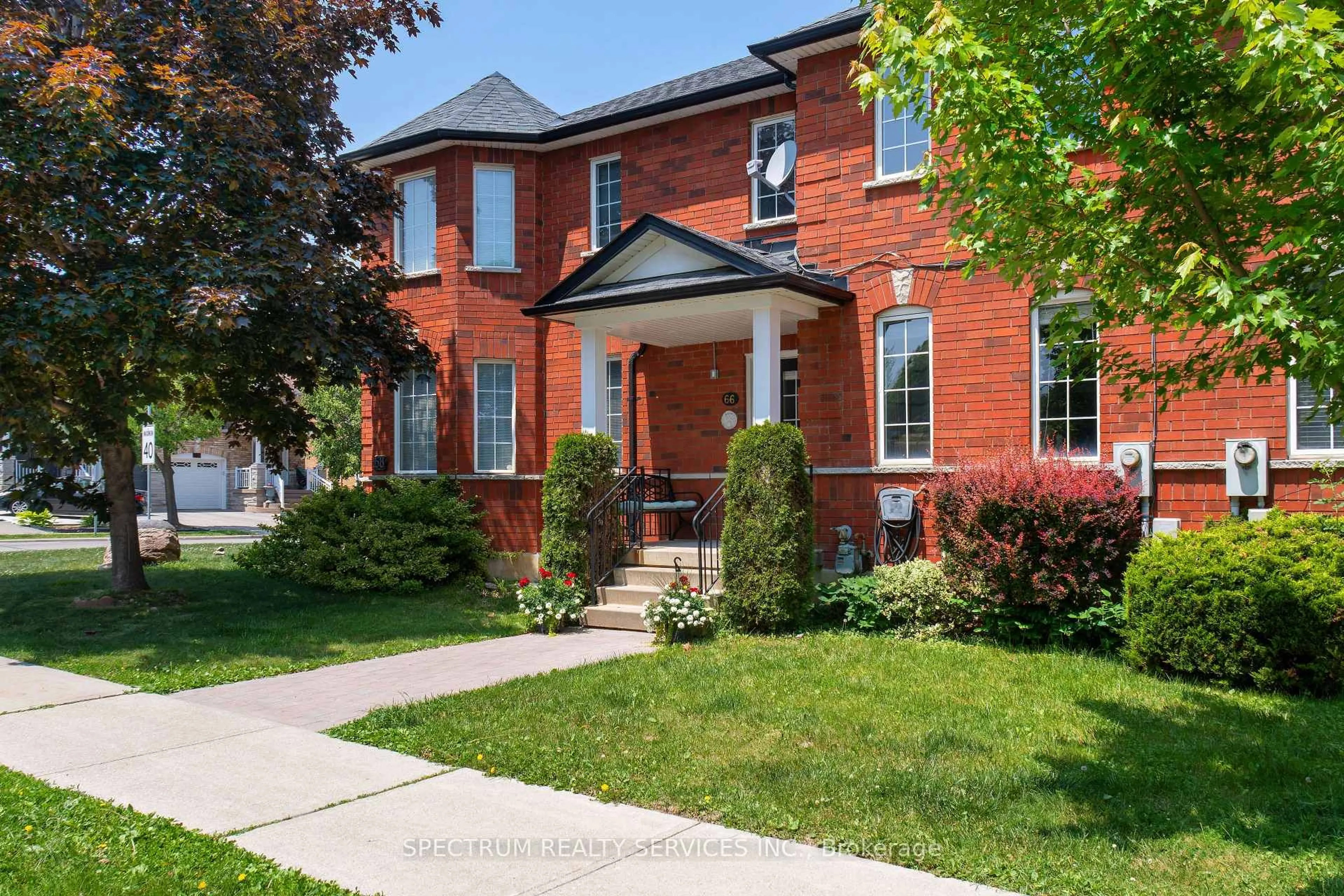 Home with brick exterior material, street for 66 Decoroso Dr, Vaughan Ontario L4H 1N1