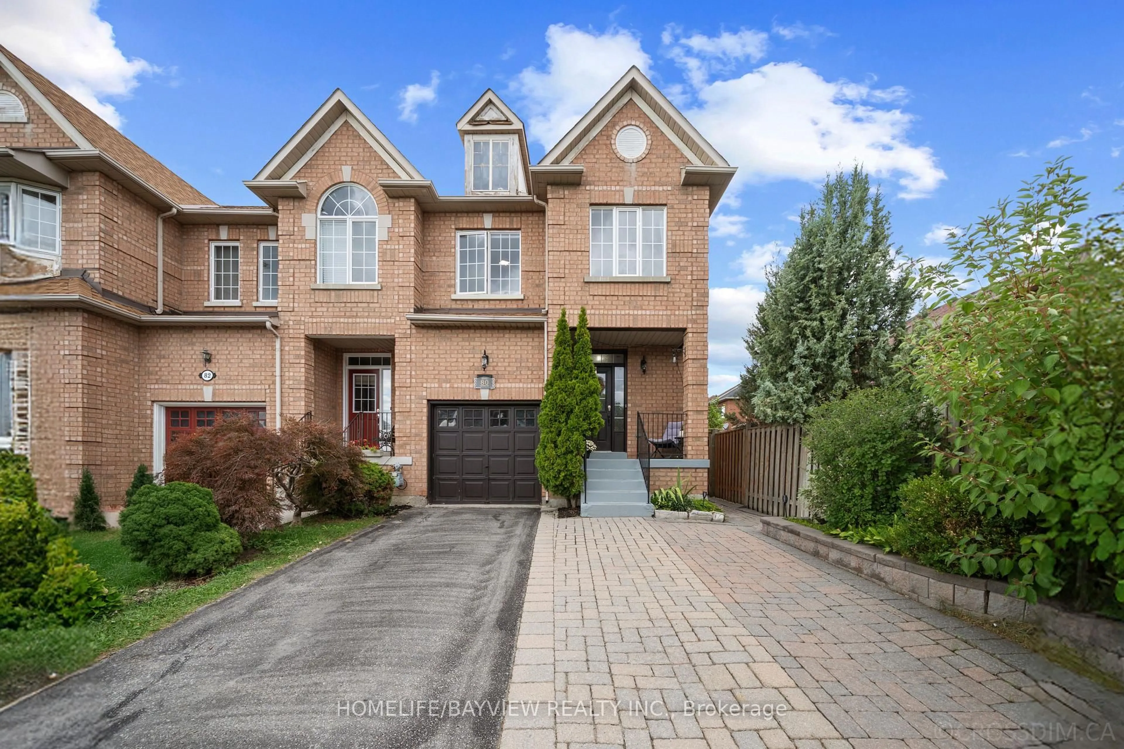 Home with brick exterior material, street for 80 Haymer Dr, Vaughan Ontario L6A 2L2