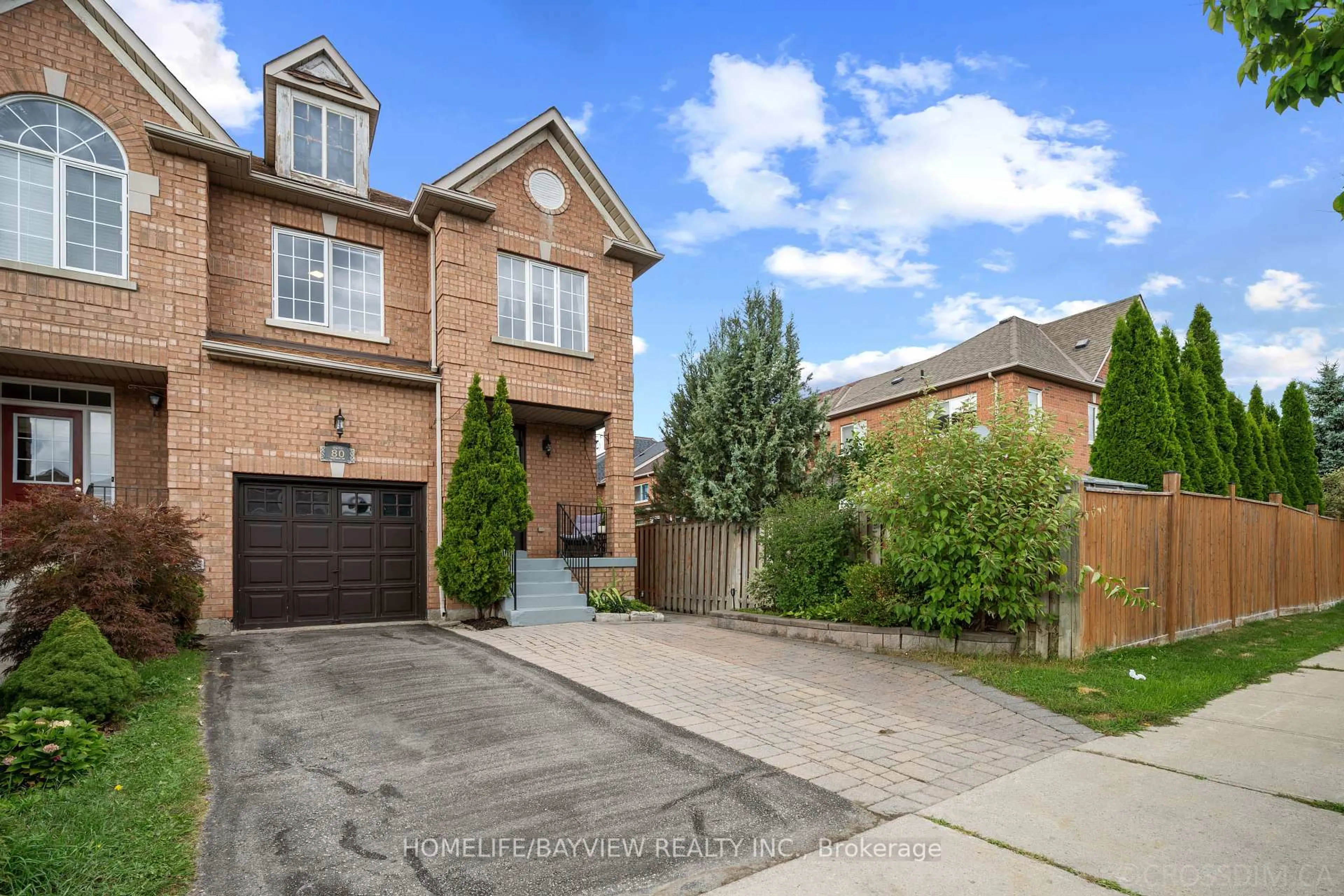 Home with brick exterior material, street for 80 Haymer Dr, Vaughan Ontario L6A 2L2