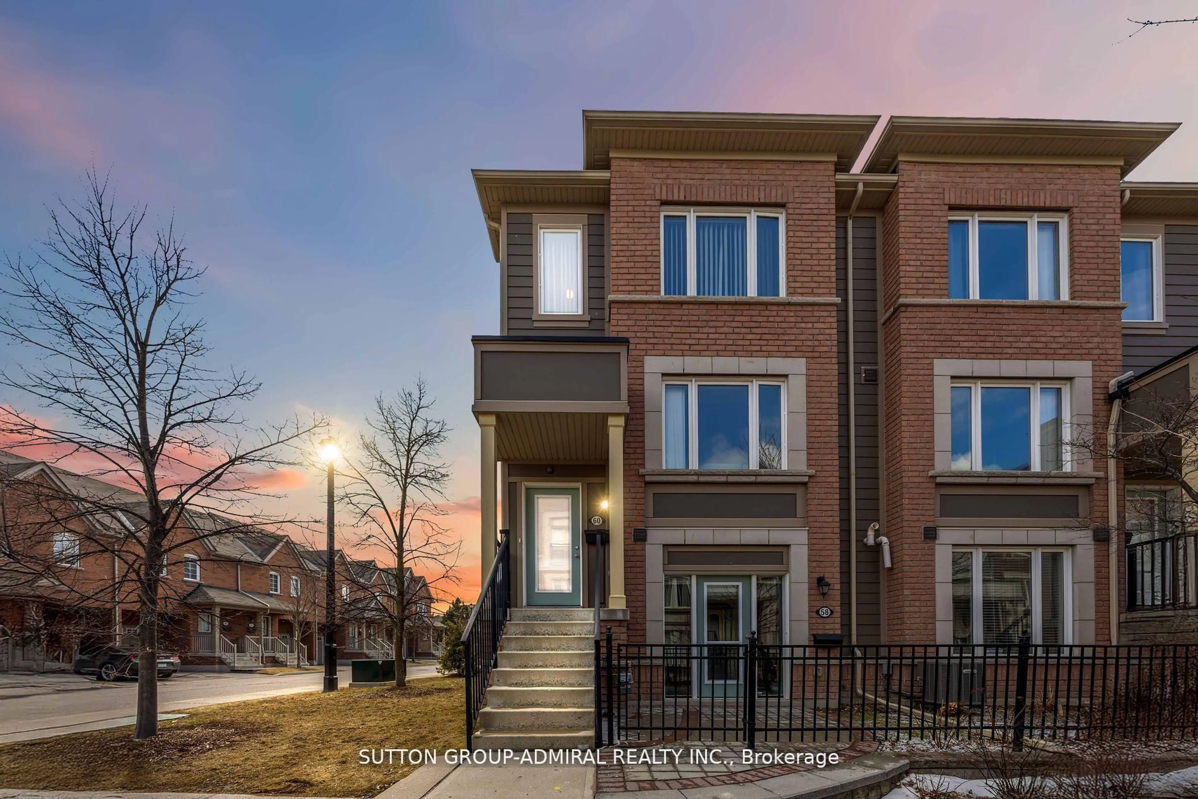Home with brick exterior material, street for 60 Harry Penrose Ave, Aurora Ontario L4G 0S2