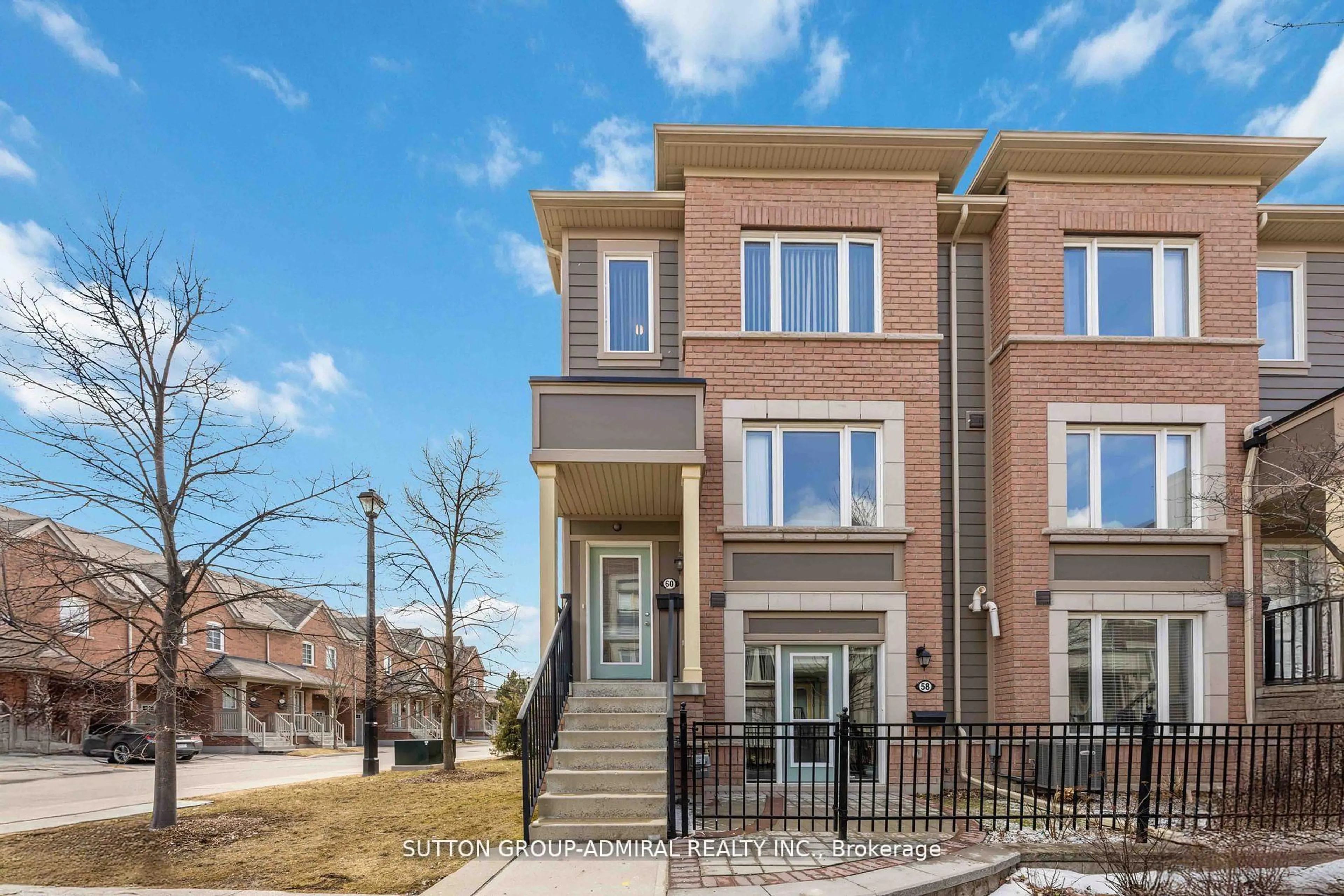 Home with brick exterior material, street for 60 Harry Penrose Ave, Aurora Ontario L4G 0S2